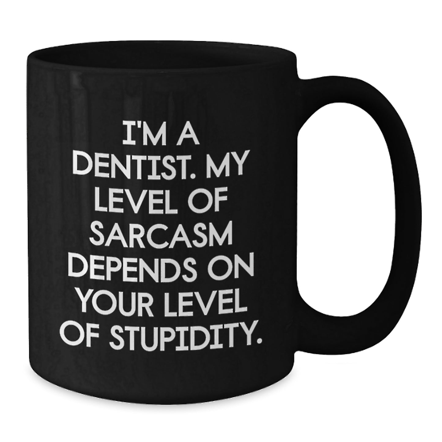 Funny Dentist Gifts for Men Graduation Unique Black Coffee Mugs from Friends - Additional
