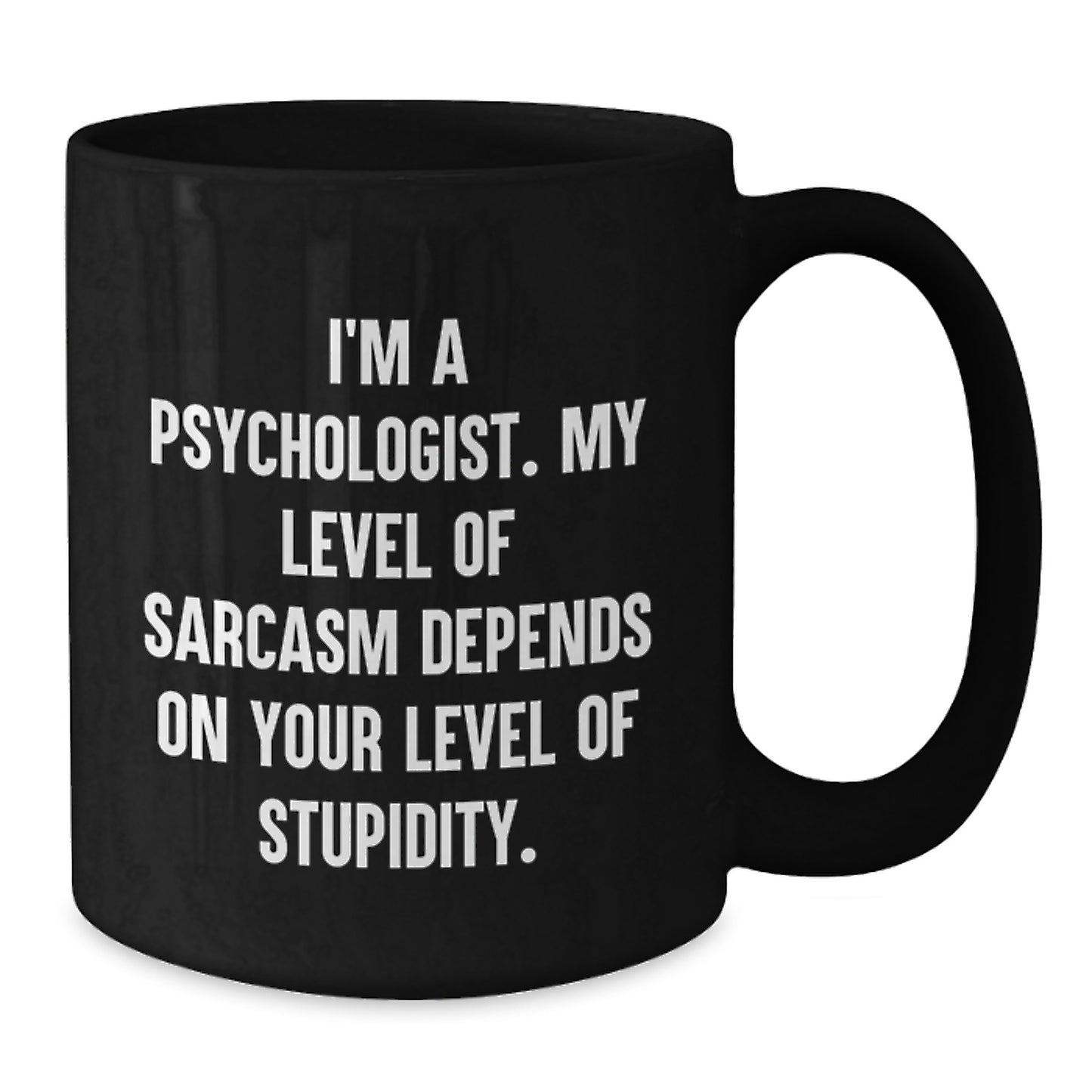 Funny Psychologist Gifts from Friends, Psychologist Black Coffee Mug for Women, Christmas Unique Gifts for Psychologist, I'm A Psychologist Mug - Additional