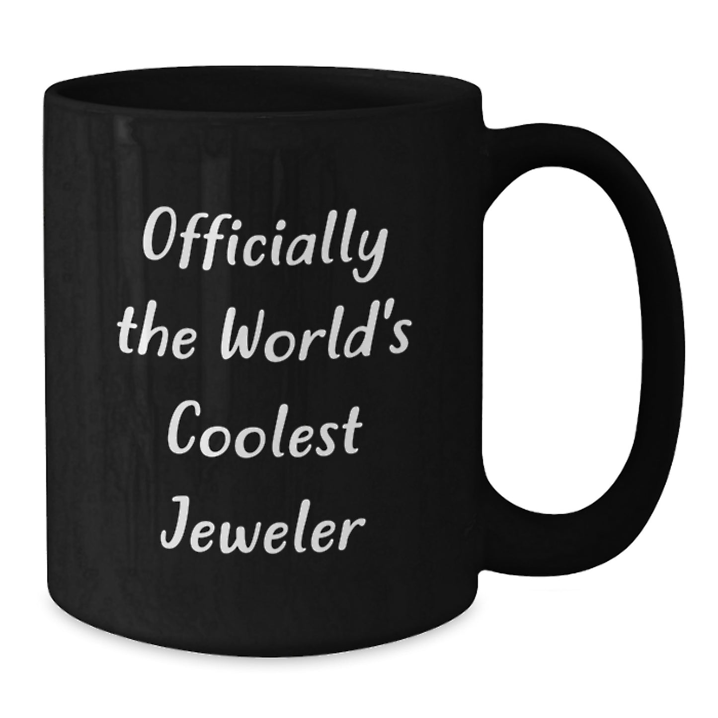 Cool Jeweler Gifts for Men, Unique Black Coffee Mugs - 'Officially The World's Coolest Jeweler' Quote, Perfect Graduation Unique Gifts from Family - Additional