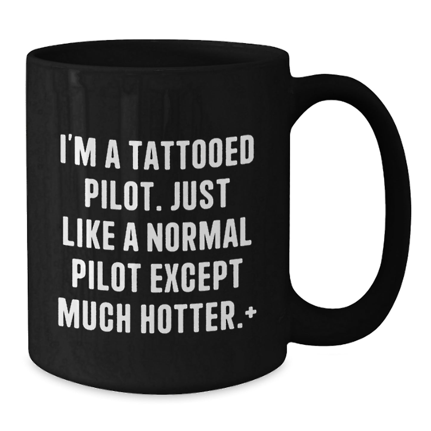 Funny Pilot Gifts for Men, Unique Black Coffee Mugs with Christmas Unique Gifts from Friends, Family, or Coworkers for Christmas Unique Gifts - Additional