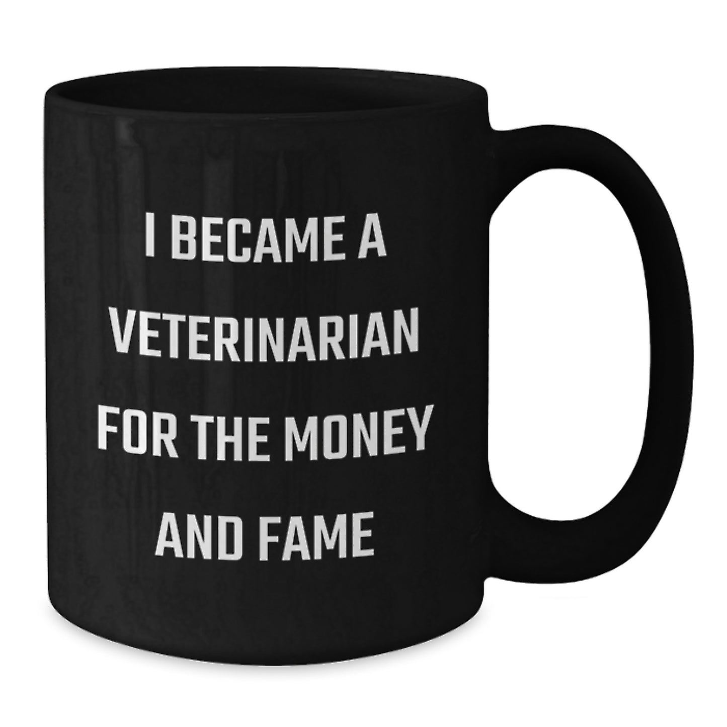 Funny Veterinarian Quotes Gifts for Veterinarian - Inspirational Black Coffee Mug, Gifts from Family to Veterinarian, Unique Christmas Unique Gifts for Men - Additional