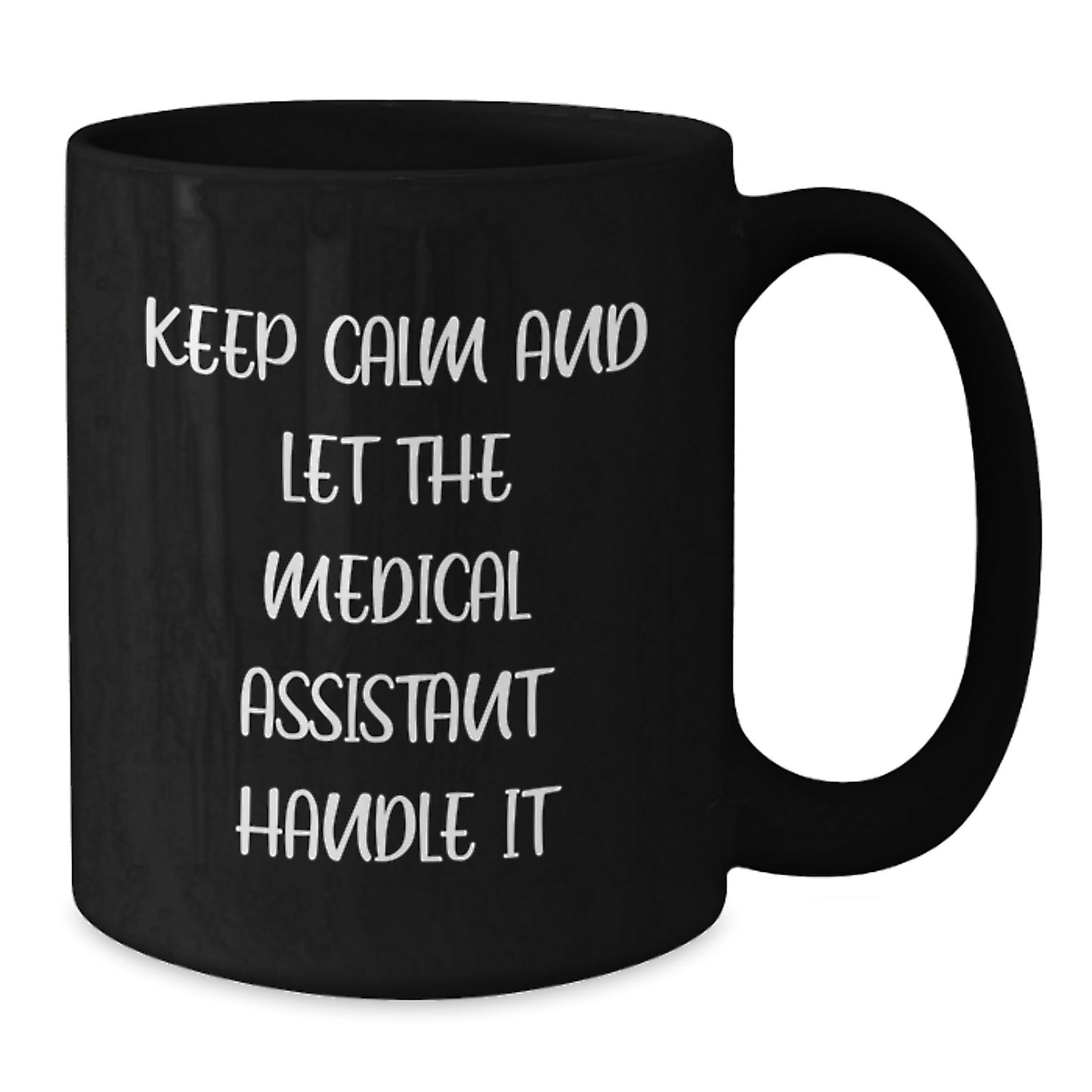 Funny Medical Assistant Christmas Unique Gifts from Friends for Medical Assistant Black Coffee Mug - Additional