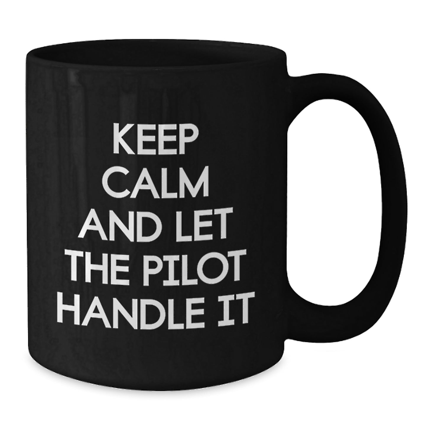 Pilot Themed Funny Black Coffee Mug, Gifts for Pilot, Birthday Unique Gifts from Friends to Family - Additional