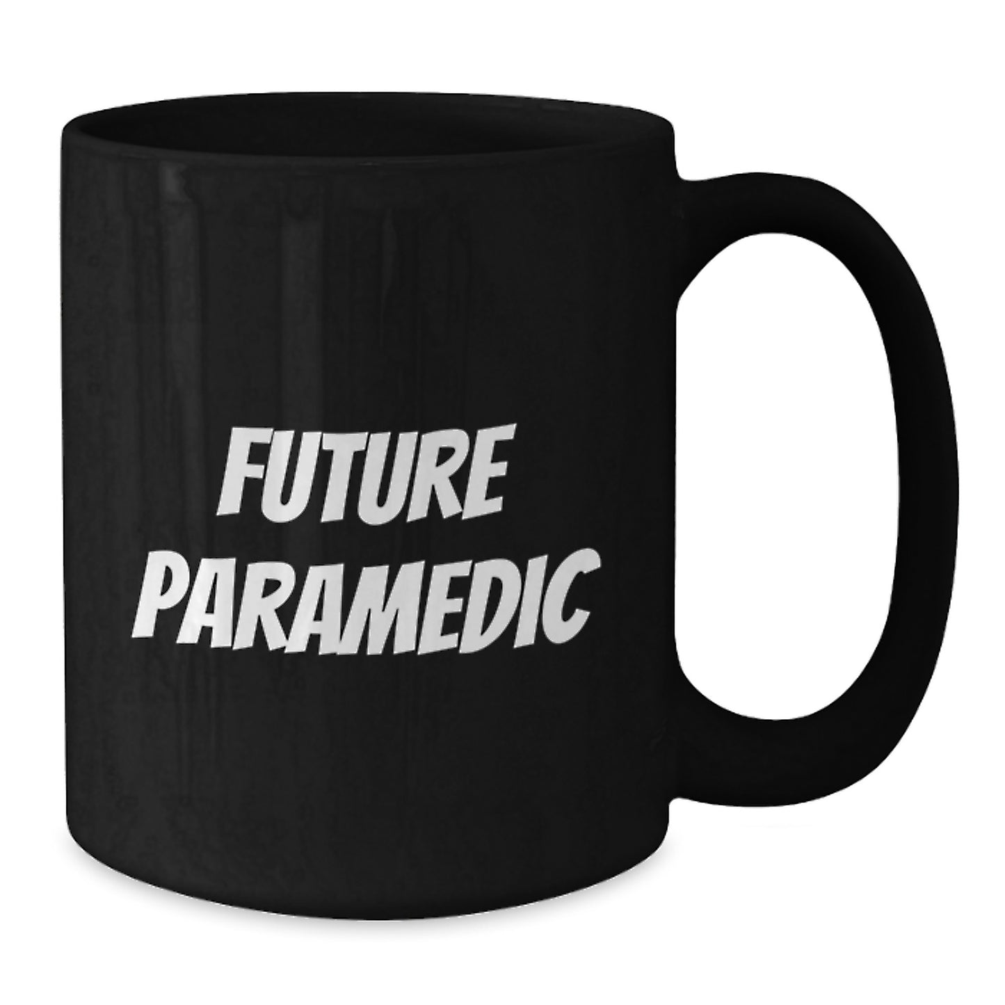 Future Rescue Worker Humor Black Coffee Mug Gifts from Friends for Rescue Worker Men - Additional