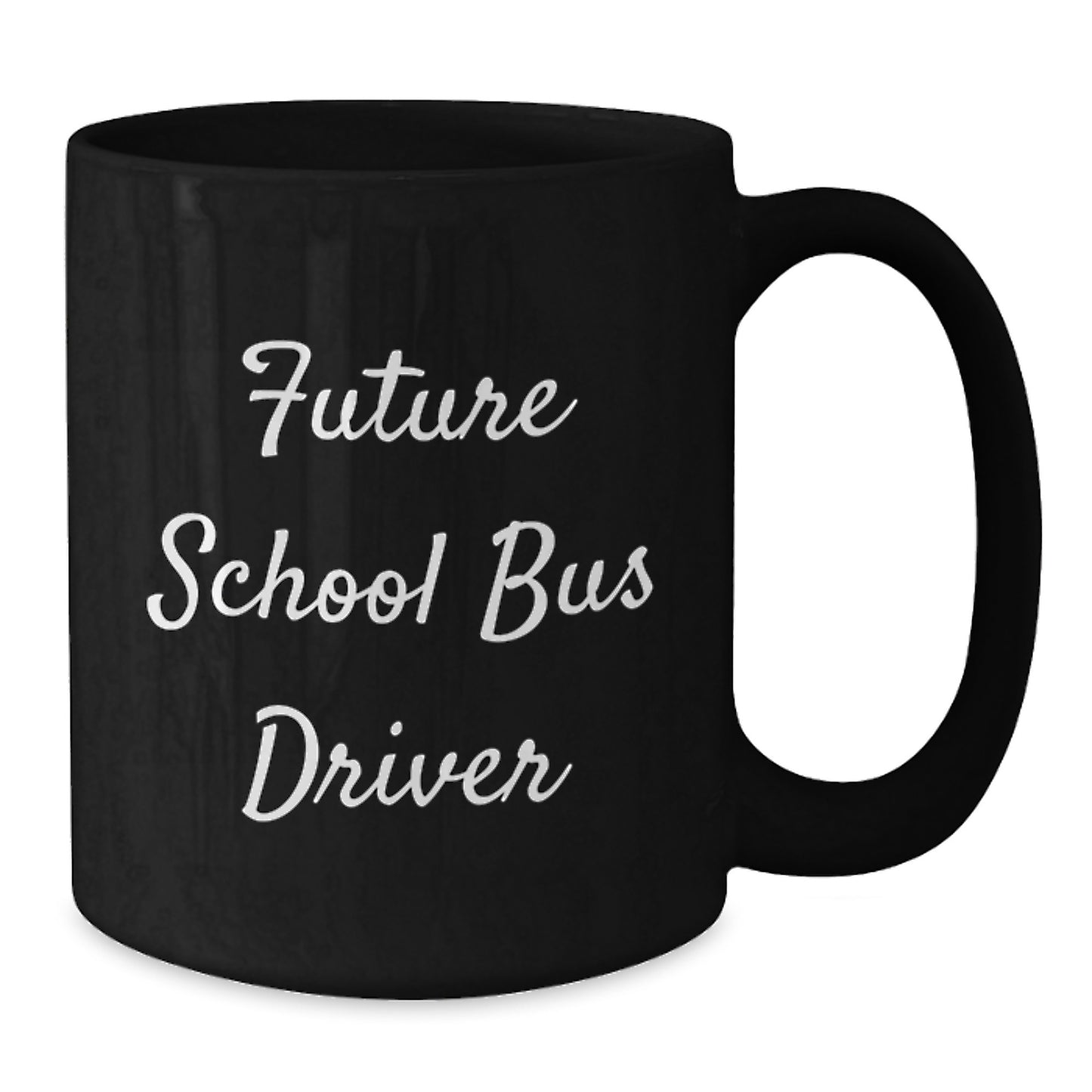 Funny School Bus Driver Gifts from Friends, Unique Christmas Mugs for School Bus Driver, Black Coffee Mug with Cute Future School Bus Driver Quote - Additional