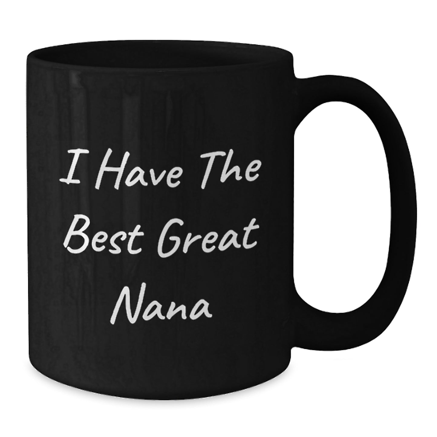 Funny Great Nana Black Coffee Mugs Gifts from Family, Perfect for Nana's Father's Day Unique Gifts for Nana - Additional