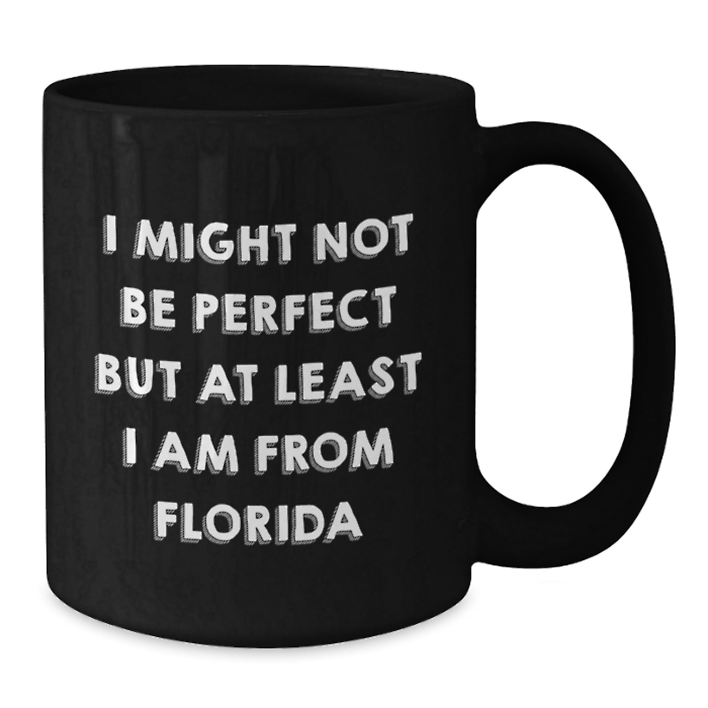 Florida Proud Gifts from Friends, Unique Inspiration Graduation Mugs for Men and Women, 'I Might Not Be Perfect But At Least I Am From Florida' - Additional