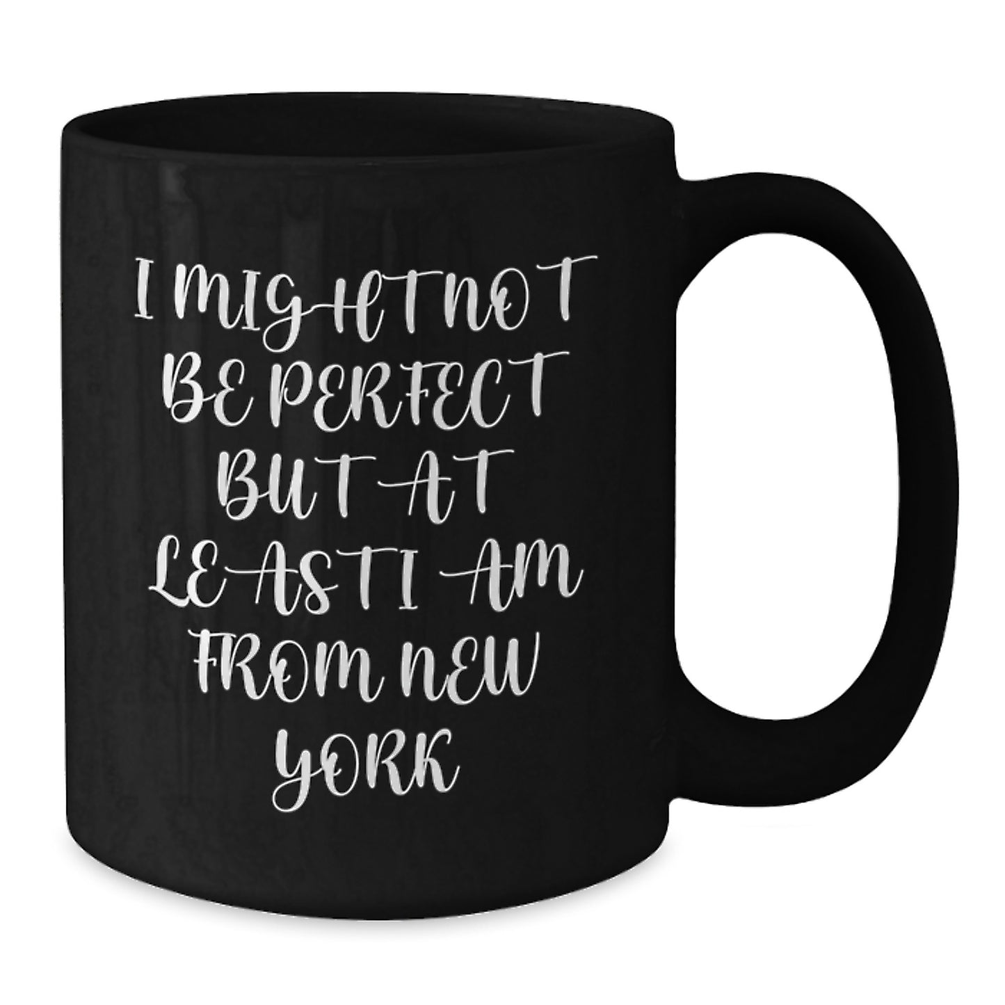 New York Quotes Funny Gifts from Friends to New York Lovers - Black Coffee Mug, Perfect for Graduation - Additional
