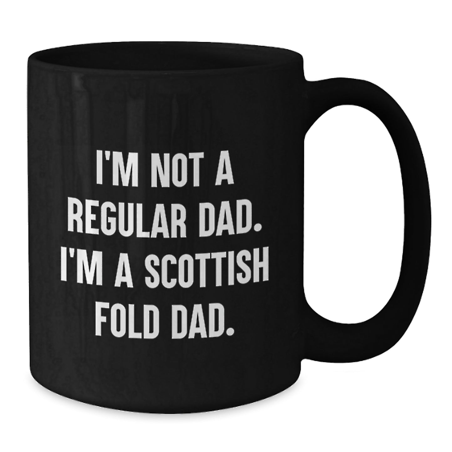 Scottish Fold Cat Gifts, Funny Quote Coffee Mug for Men, Gifts from Dad to Scottish Fold Cat Lover, Unique Graduation Gifts - Additional