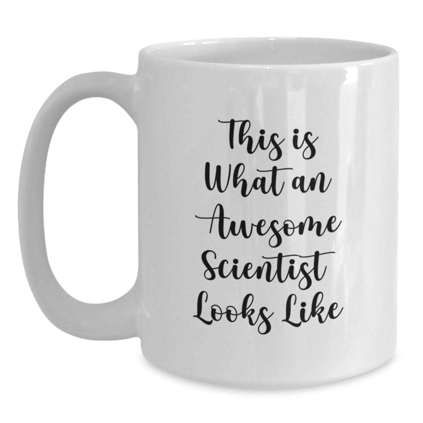 Funny Scientist Gifts for Him - White Coffee Mug with This Is What An Awesome Scientist Looks Like Quote, Gifts from Friends and Family, Birthday Unique Presents - Main
