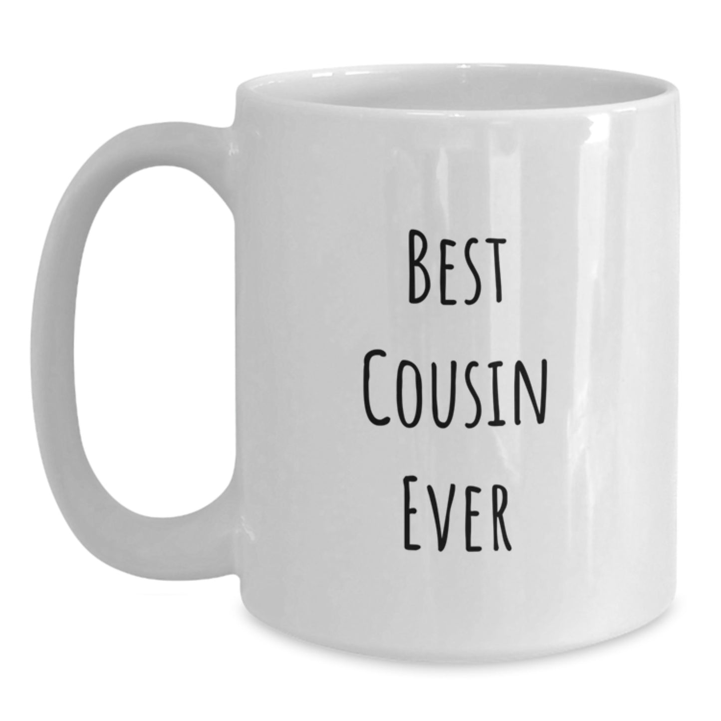 Funny Cousin Gifts Best Cousin Ever White Coffee Mug for Graduation from Family or Friends - Main