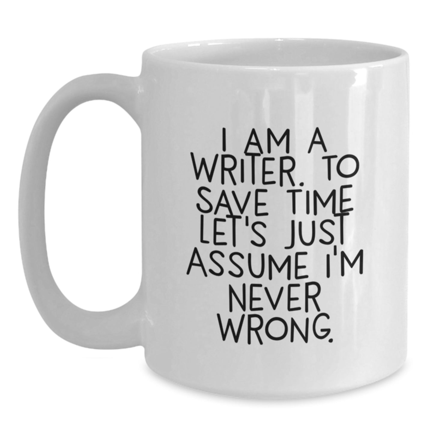 Funny Quote White Coffee Mug Gifts for Writer Friends Family - I Am A Writer Mug Christmas Unique Gifts from Men Women Coworkers - Main