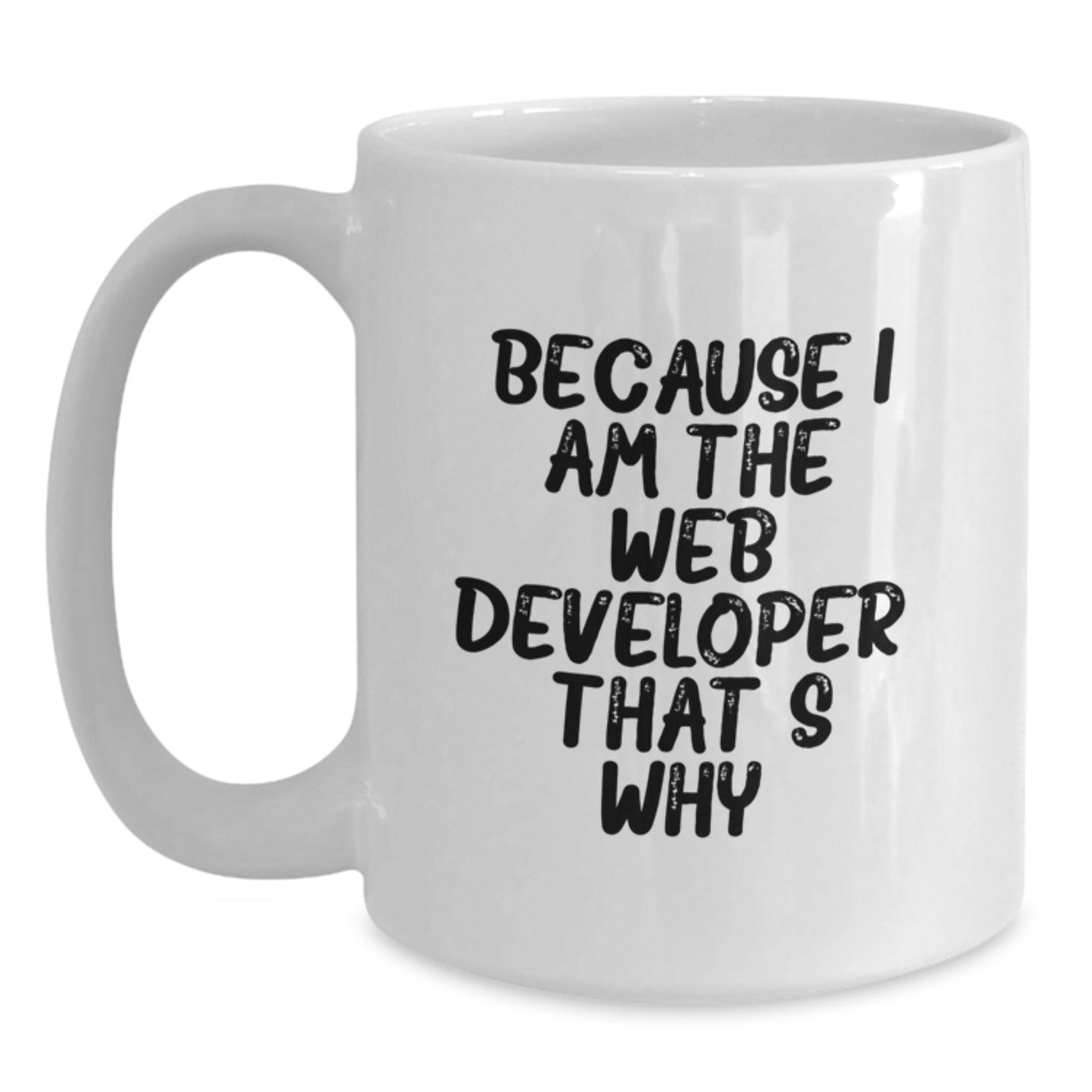 Funny Web Developer Gifts from Friends, Web Developer White Coffee Mug for Men, Inspirational Christmas Unique Gifts - Main