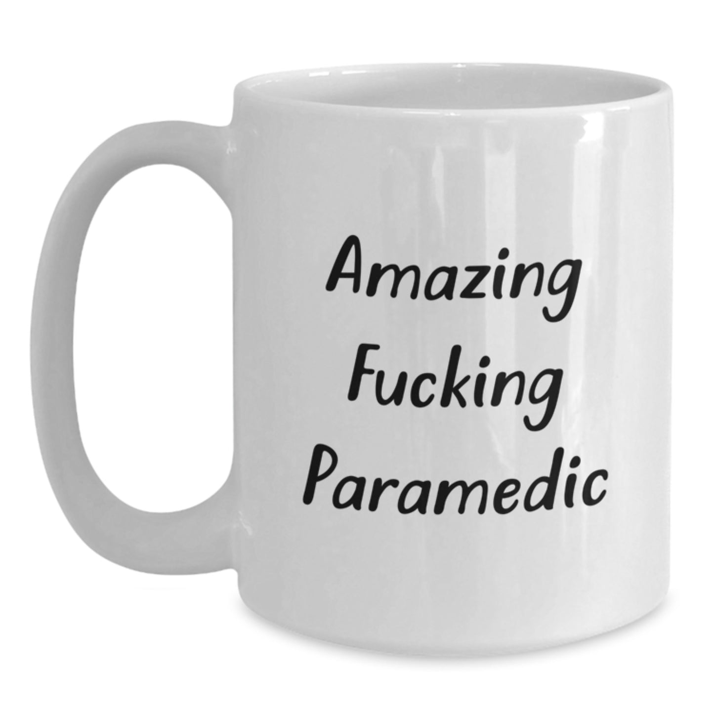 Funny Rescue Worker Gifts from Men to Rescue Worker Men, Amazing 'F--king' Rescue Worker Quote on White Coffee Mug, Christmas Unique Gifts - Main