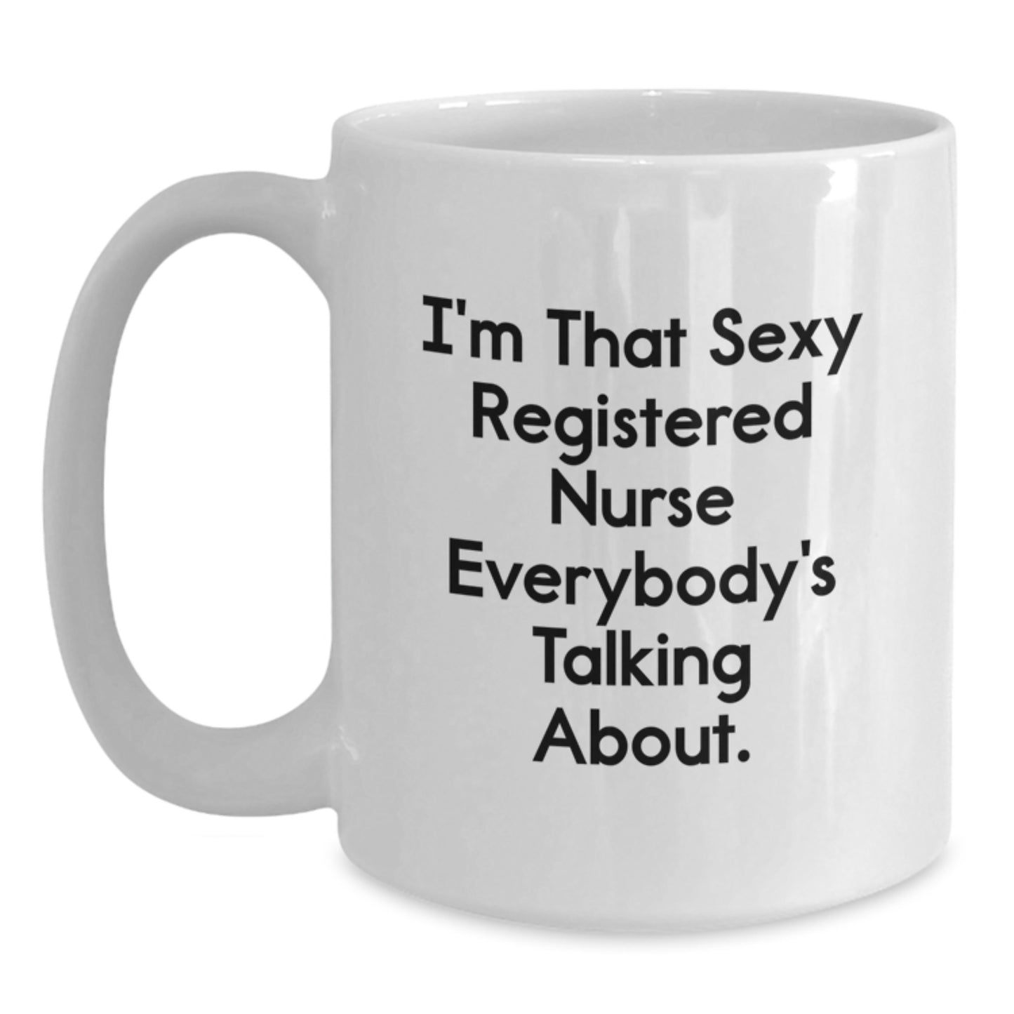 Funny Registered Nurse Gifts from Friends, Unique White Coffee Mugs for Registered Nurses, Christmas Unique Gifts - Main