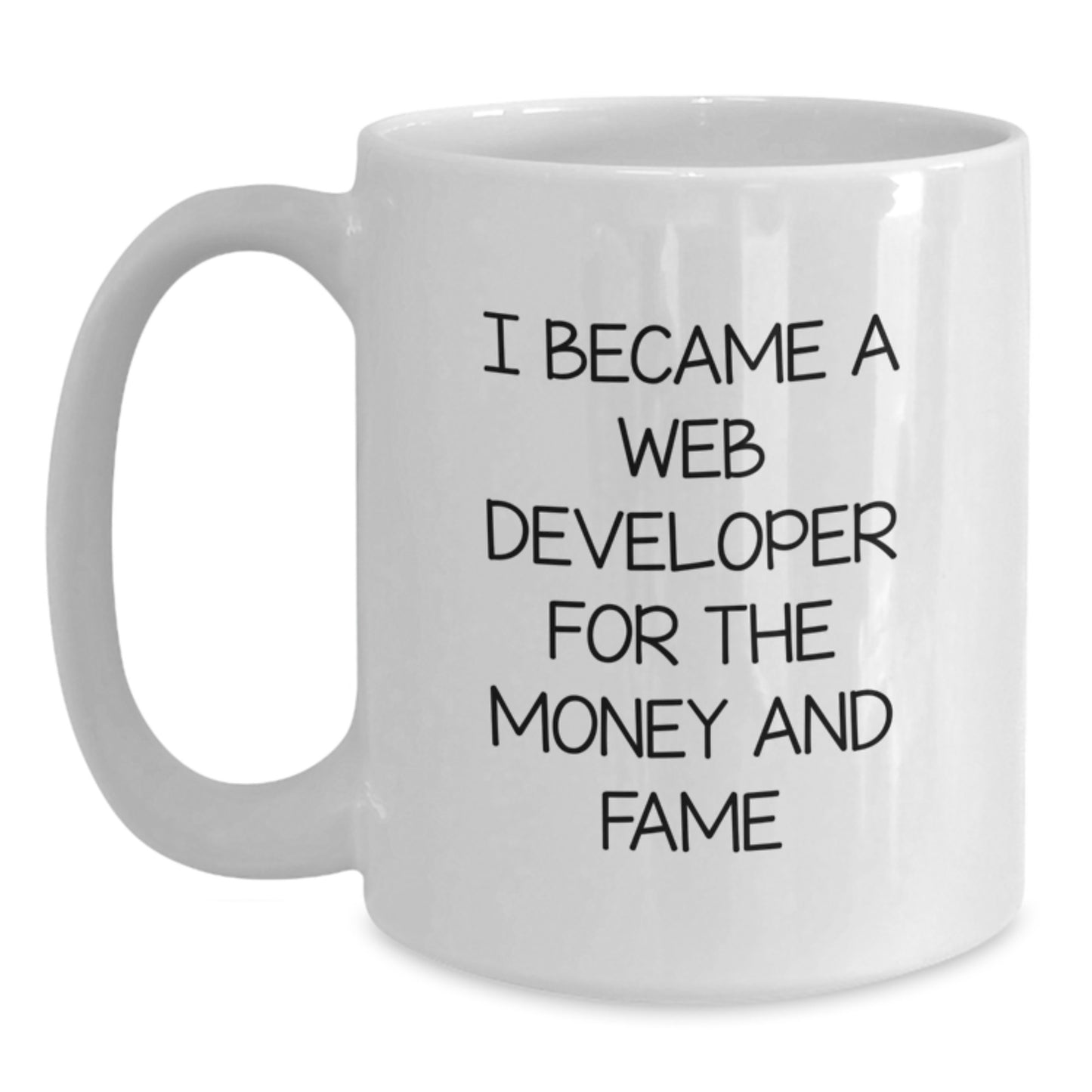 Funny Web Developer White Coffee Mug Gifts from Friends to Web Developer Christmas Unique Presents - Main