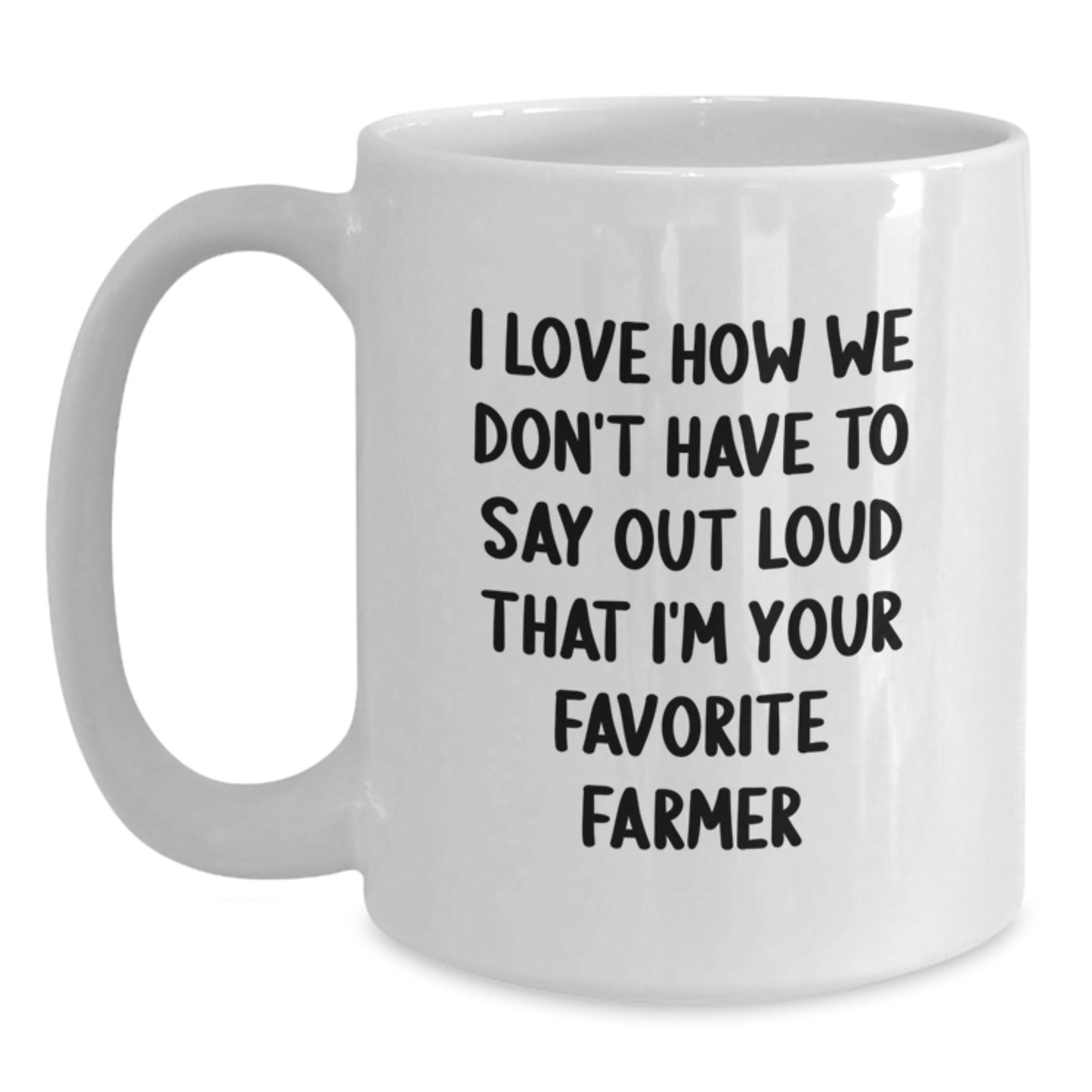 Farmer Funny Quote Gifts from Men to Favorite Farmer, White Coffee Mug for Graduation, Gifts for Farmer, Farmer Appreciation - Main