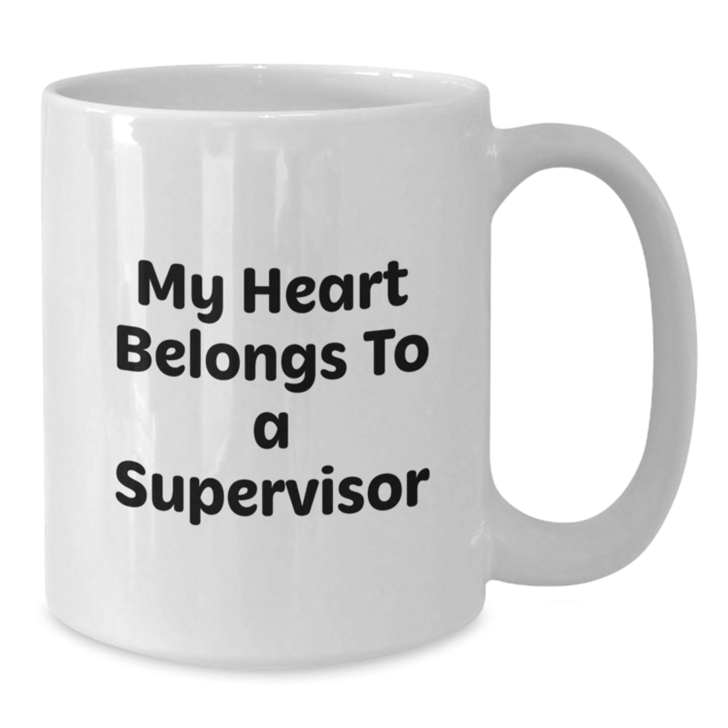 Funny Supervisor Gifts from Men, Unique White Coffee Mug for Supervisor, Christmas Unique Gifts for Supervisor Lover - Additional