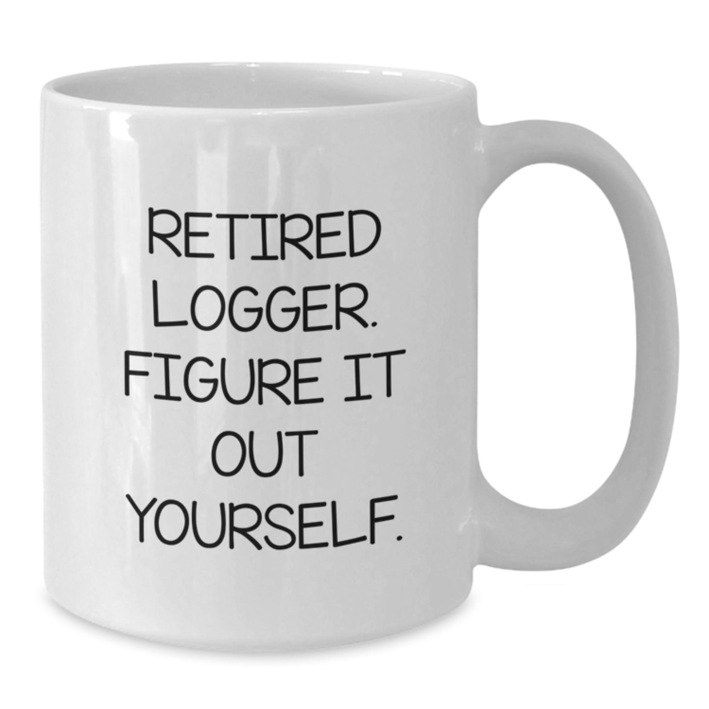 Logger Gifts, Funny Quote White Coffee Mug for Men, Women, Friends, and Family - Christmas Unique Presents from Loved Ones - Additional