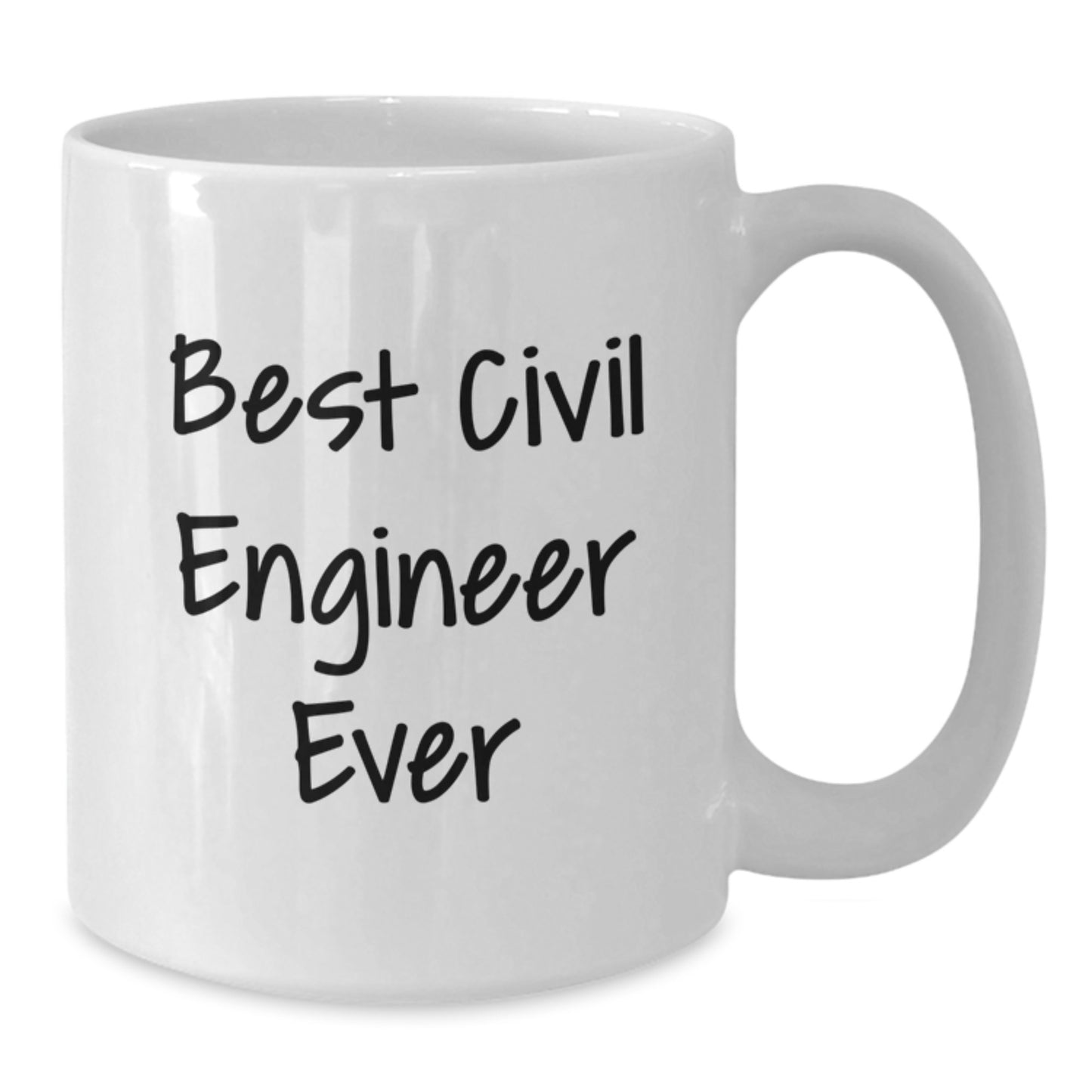 Funny Civil Engineer Gifts for Men White Coffee Mug Best Civil Engineer Ever Christmas Unique - Additional