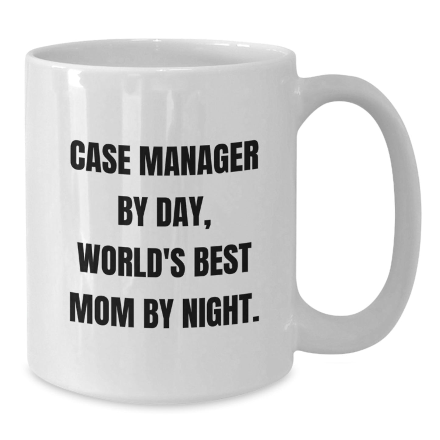 Funny Case Manager Gifts for Him, Unique White Coffee Mug, Christmas Unique Gifts from Dad to Case Manager Son - Additional