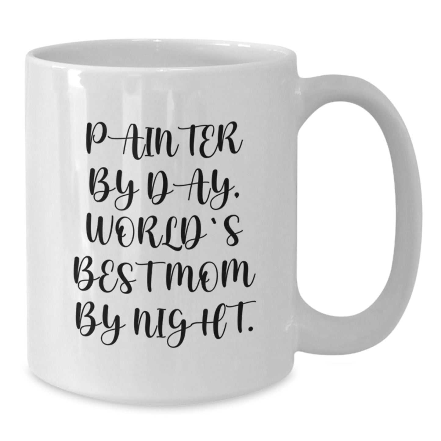 Funny Painter Gifts from Mom to Her Favorite World's Best Painter Daughter - White Coffee Mug for Christmas - Additional