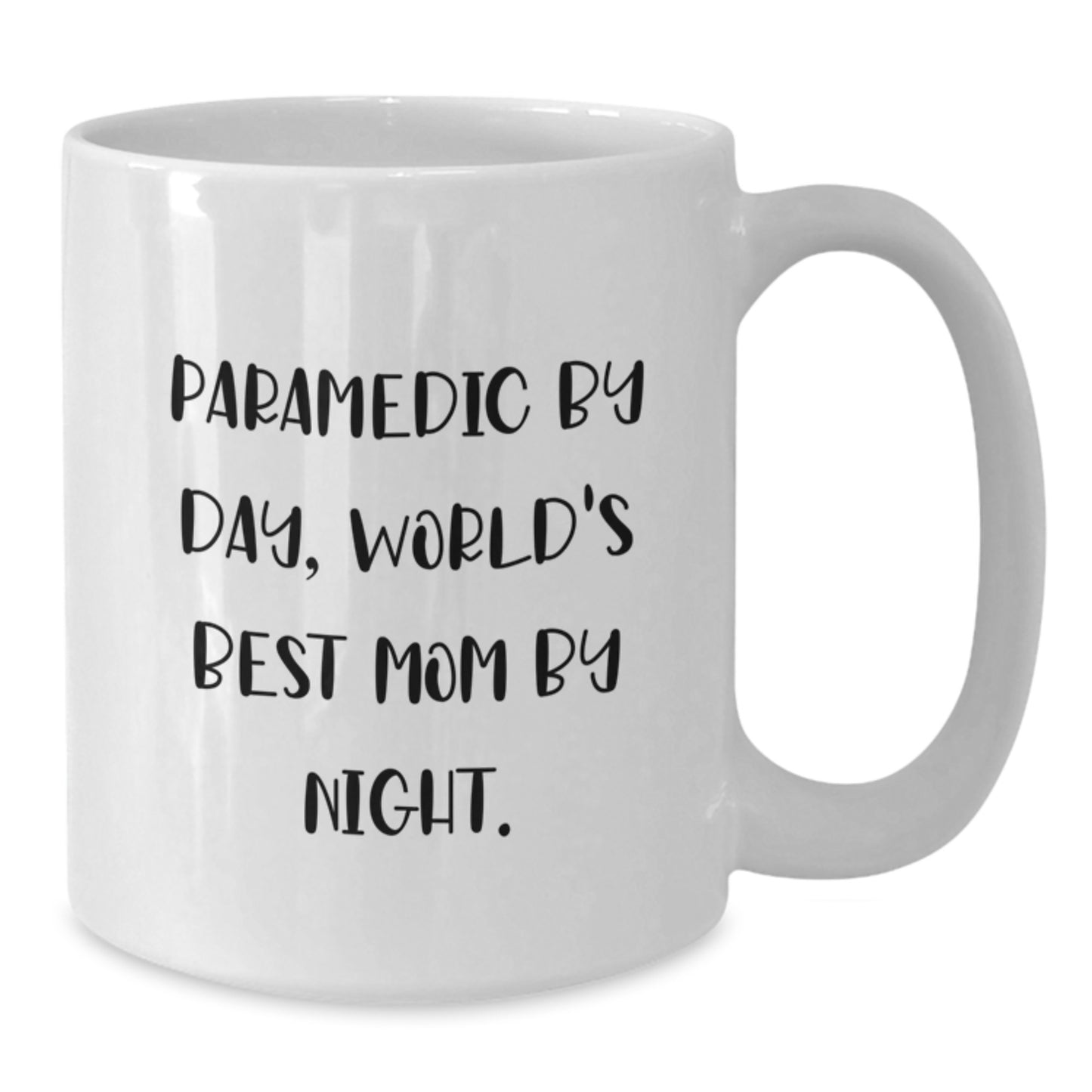 Funny Rescue Worker Gifts from Men to Rescue Worker Friends - Rescue Worker By Day, World's Best Mom By Night. White Coffee Mug for Rescue Worker Women - Christmas Unique Gifts - Additional
