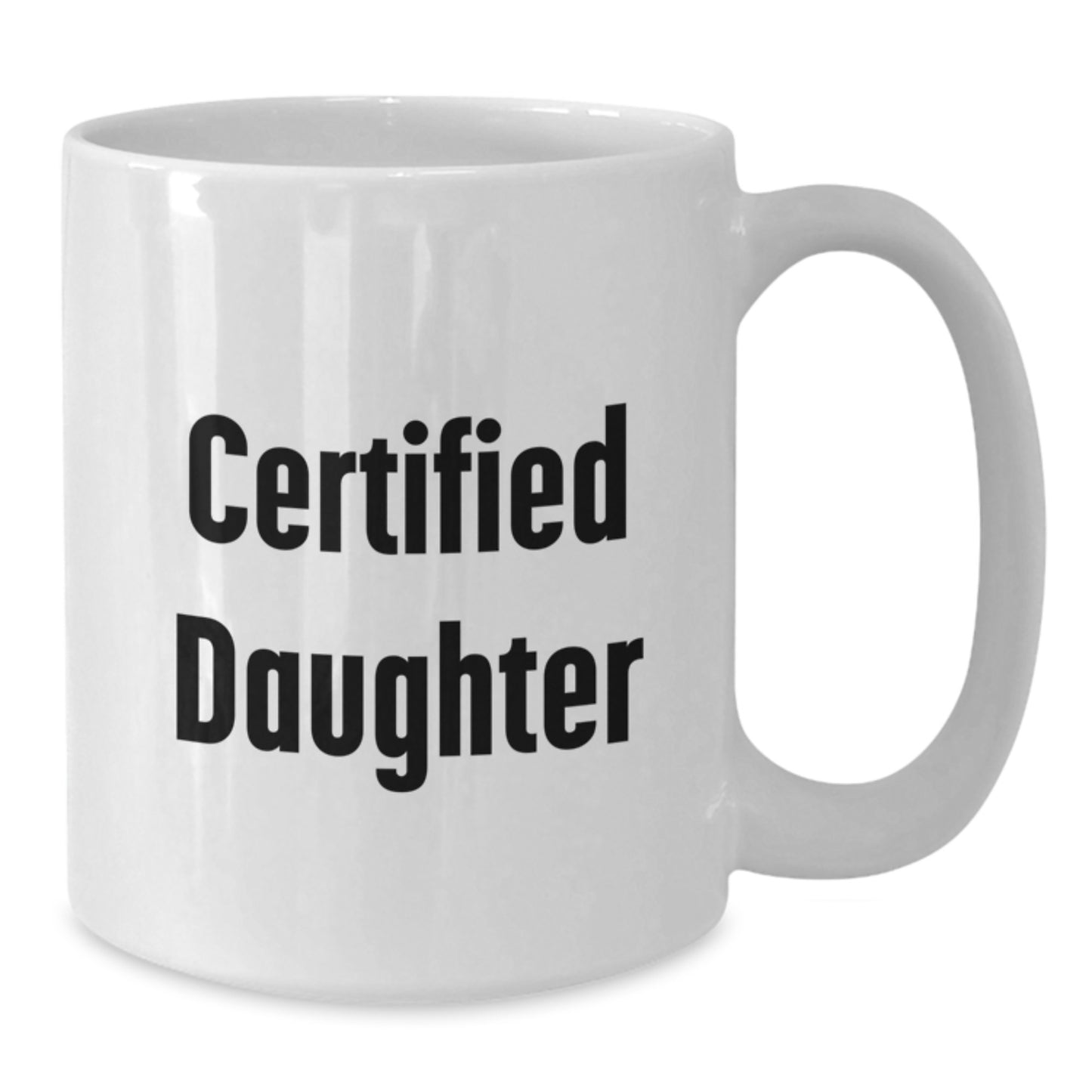 Funny Daughter Quotes White Coffee Mugs Gifts from Mom for Daughter, Unique Christmas Unique Gifts, Daughter White Coffee Mug, Funny 'Being a Daughter is My Superpower' Quote - Additional