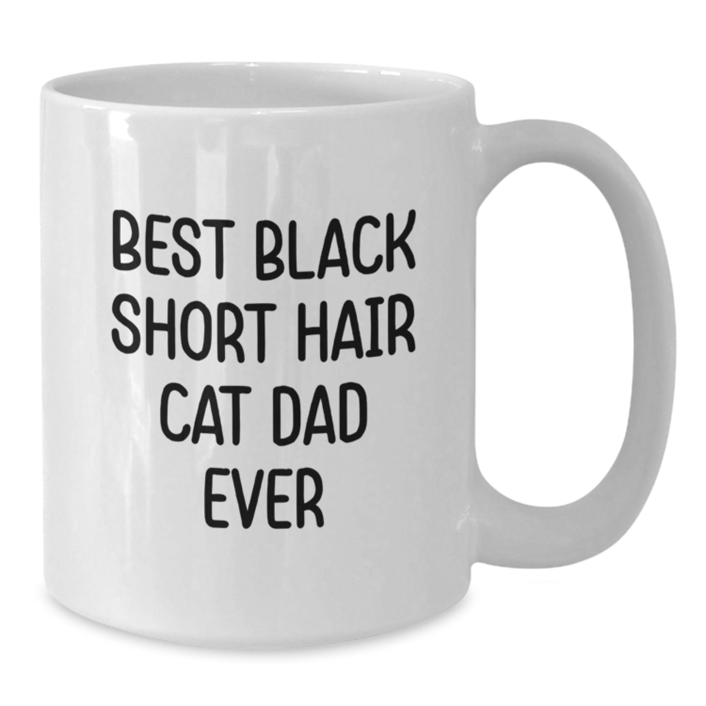 Funny Black Short Hair Cat Gifts from Dad for Birthday Unique Presents for Friends - Additional