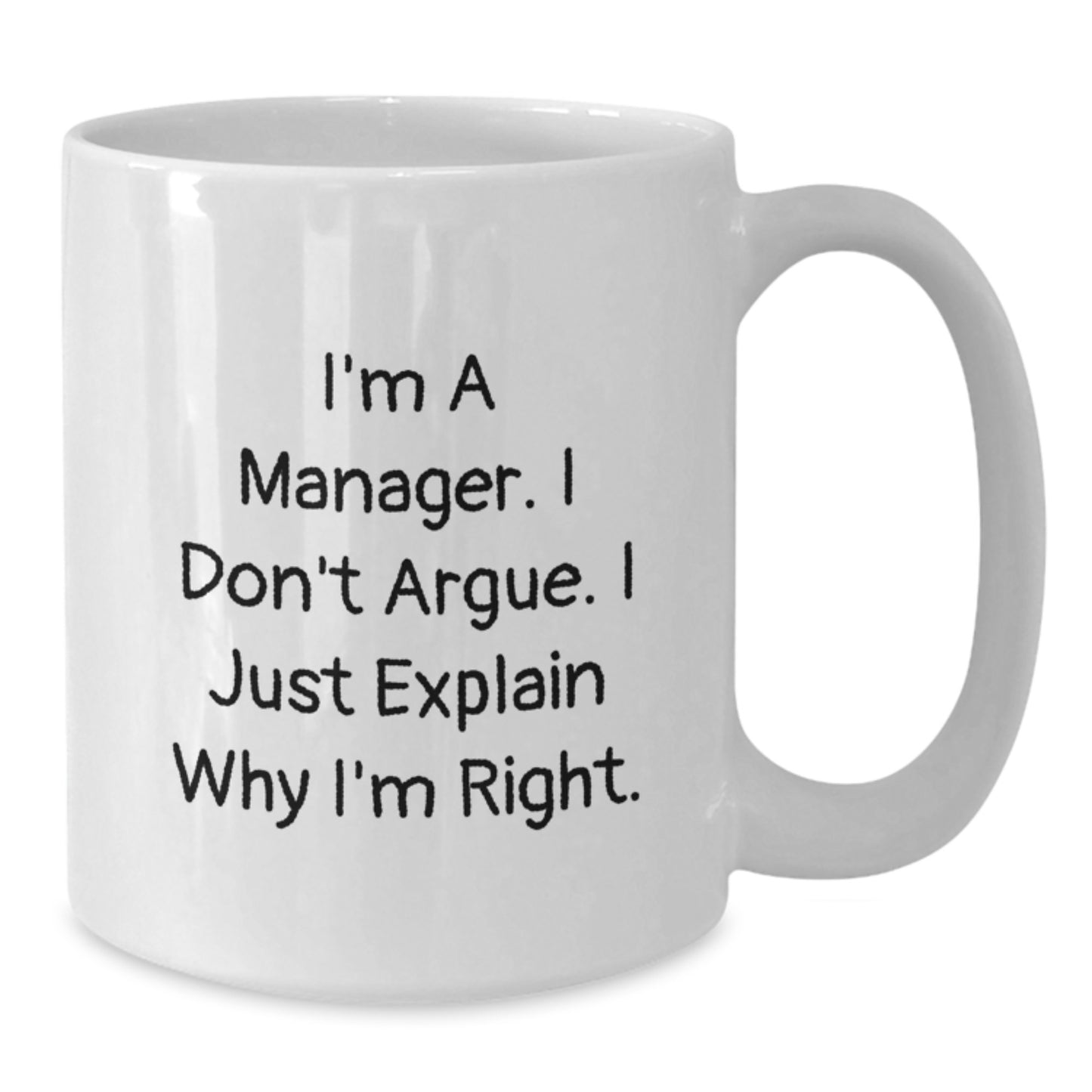 Funny Manager Gifts from Friends - White Coffee Mug for Manager - Valentine's Unique Gifts - Additional