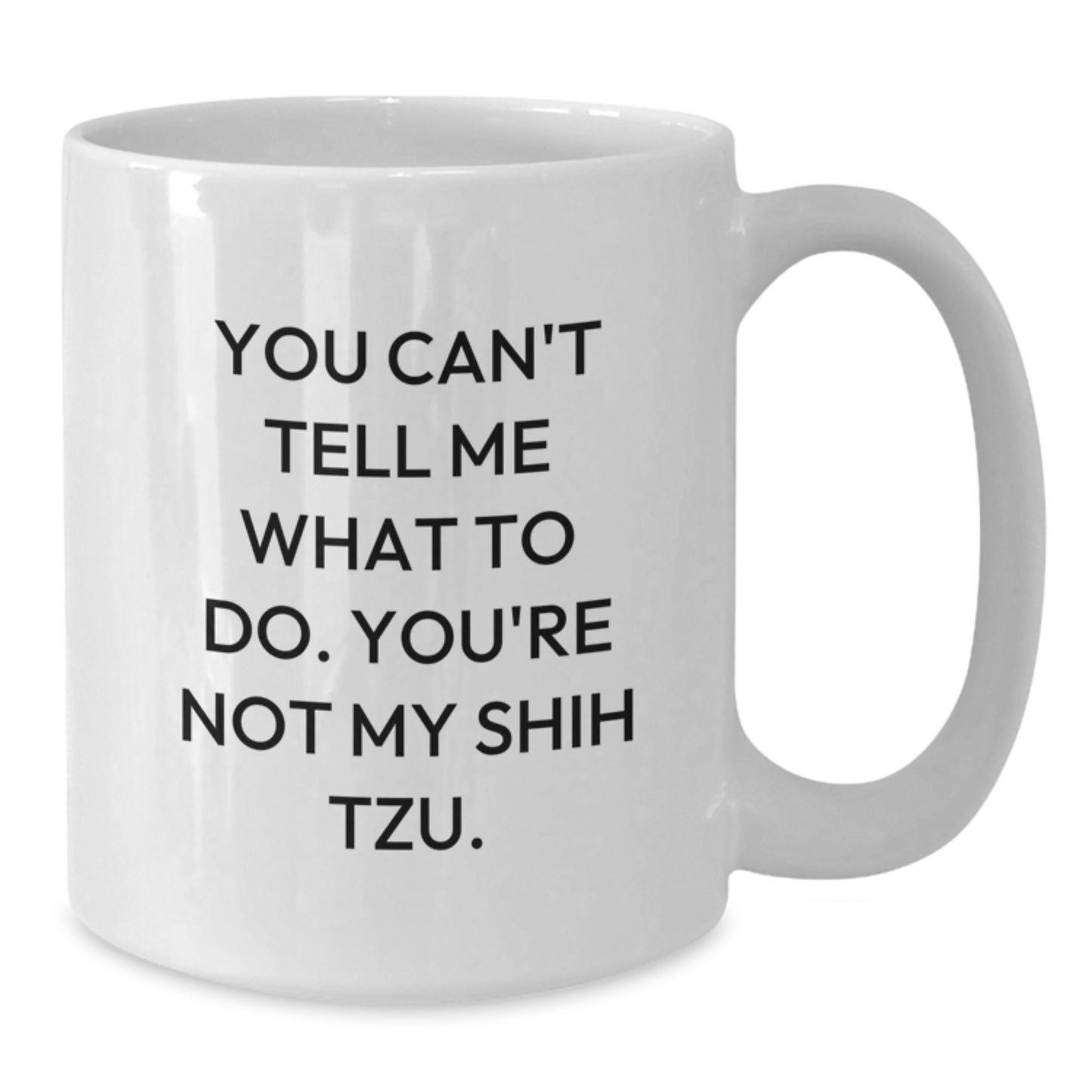 Funny Shih Tzu Dog White Coffee Mug Gifts from Friends Birthday Unique Finds - Additional