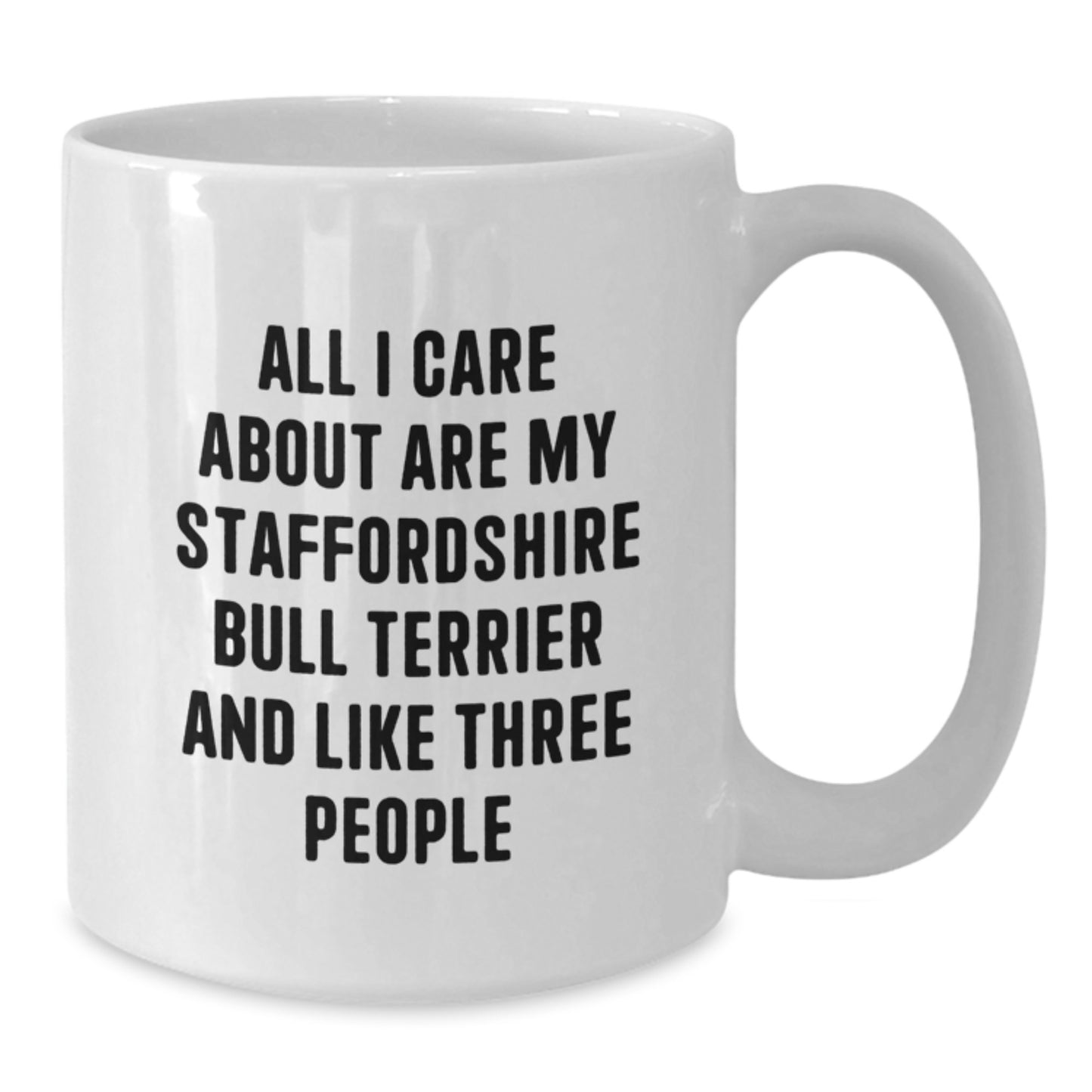 Funny Staffordshire Bull Terrier Dog Lovers Gifts from Men to Family, White Coffee Mug for Birthday Unique Gifts - Additional