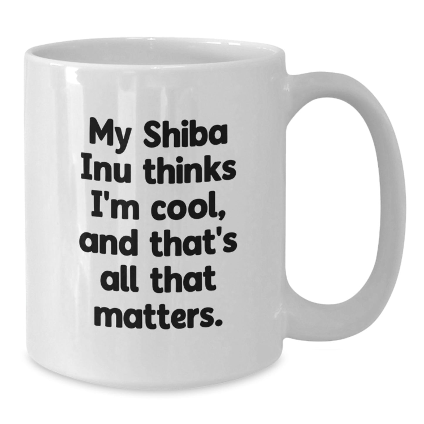 Funny Shiba Inu Dog White Coffee Mug Gifts for Men from Friends on Birthday Unique - Additional