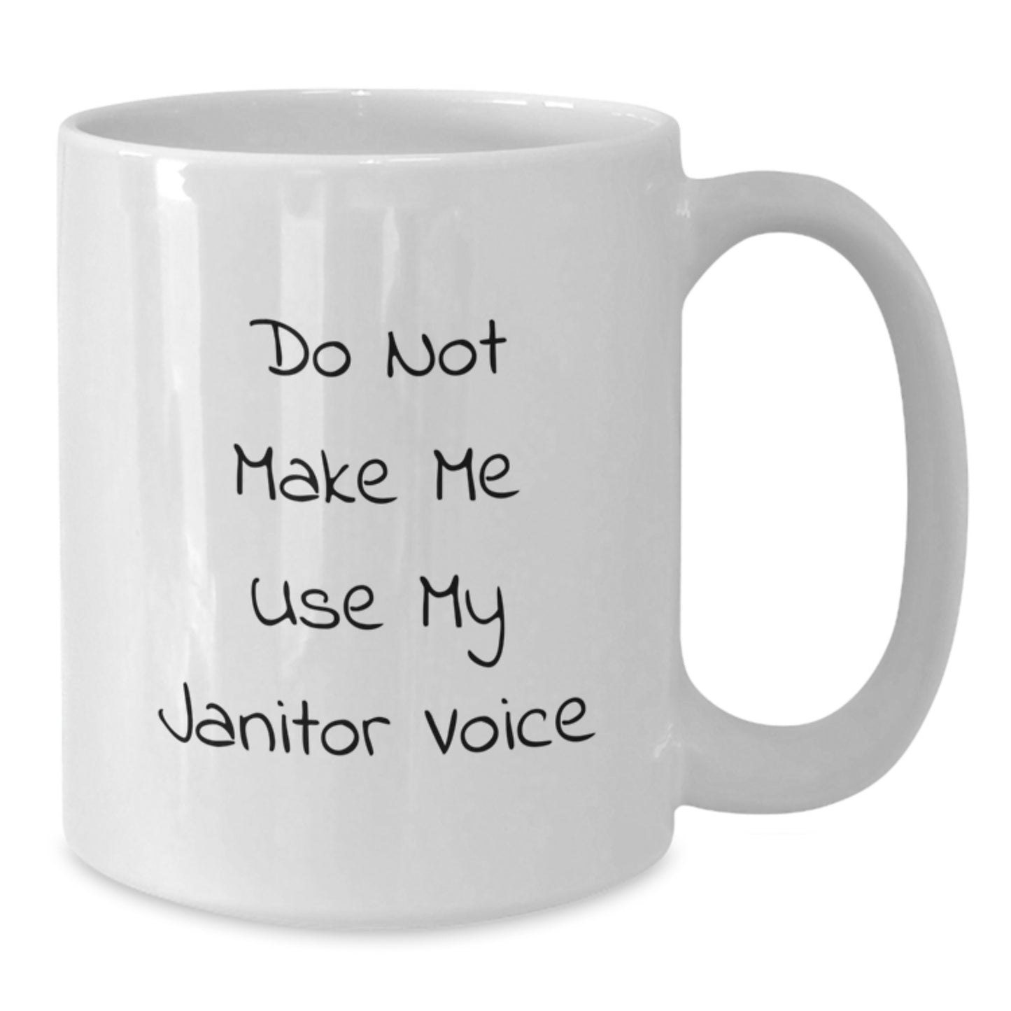 Funny Janitor Gifts for Janitor Mom - Unique White Coffee Mug Gifts from Family - Additional