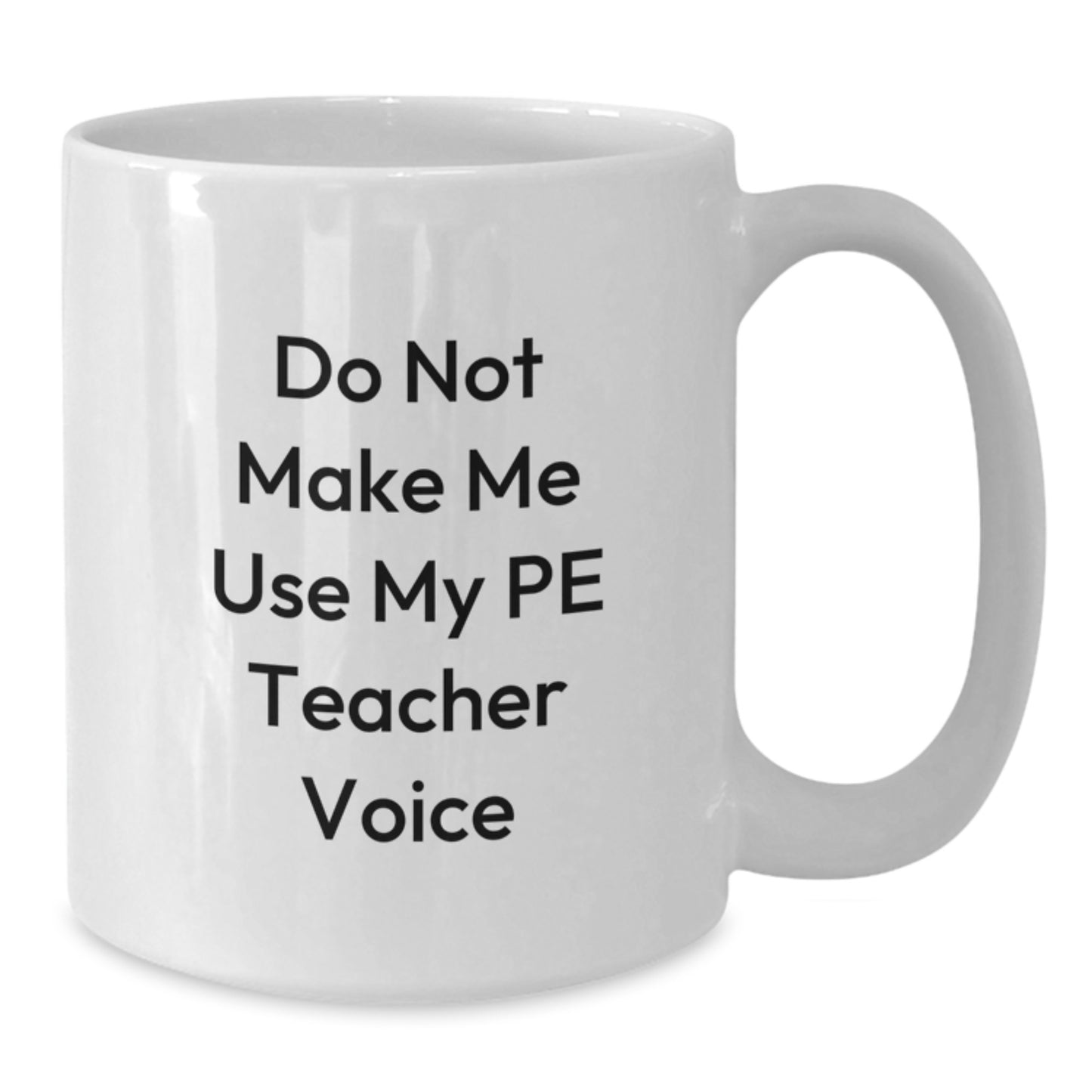 Funny PE Teacher Gifts for Men, White Ceramic Coffee Mug from Friends, Unique Graduation Unique Gifts - Additional