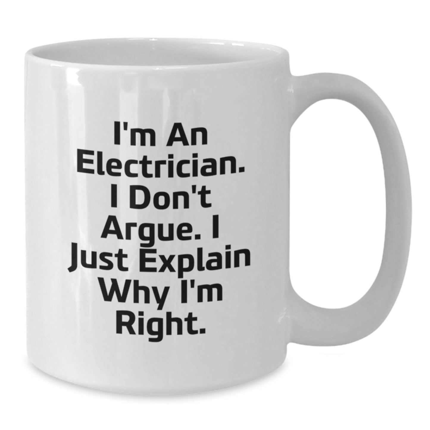 Unique Gifts from Men for Electricians, Funny White Coffee Mug for Mother's Day - Additional