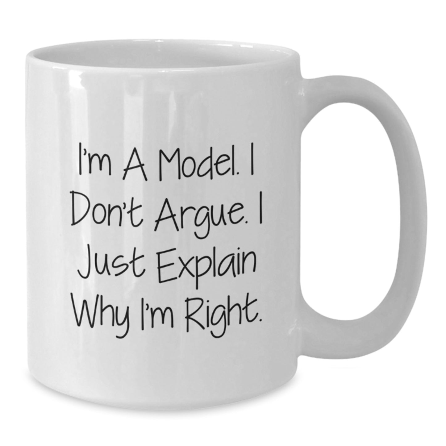 Funny Model White Coffee Mugs Gifts from Friends for Graduation Unique Model Lover - Additional