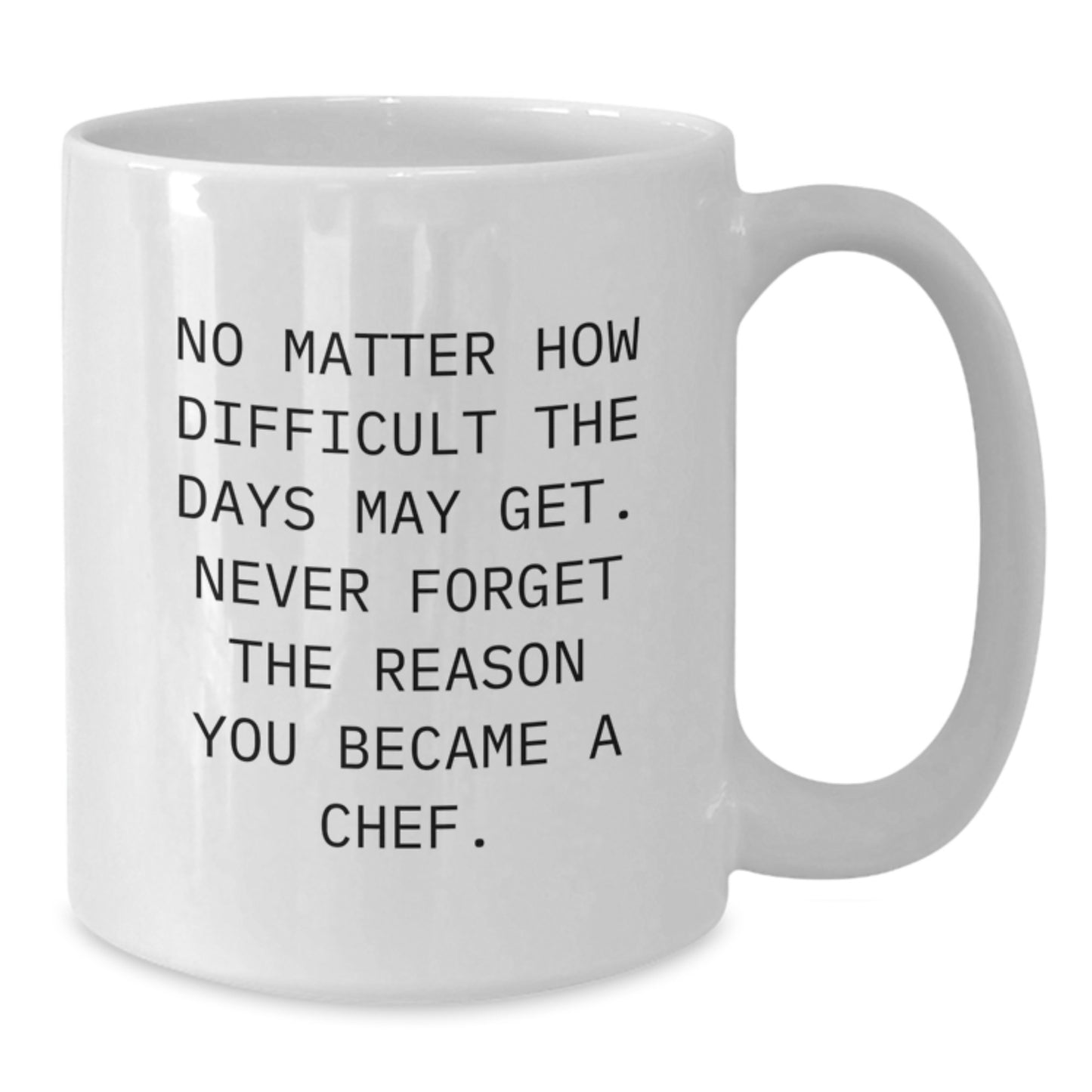 Graduation Unique Gifts for Chef Men, Funny Chef Quote White Coffee Mug, Gifts from Friends, Family, Women, Coworkers - Additional