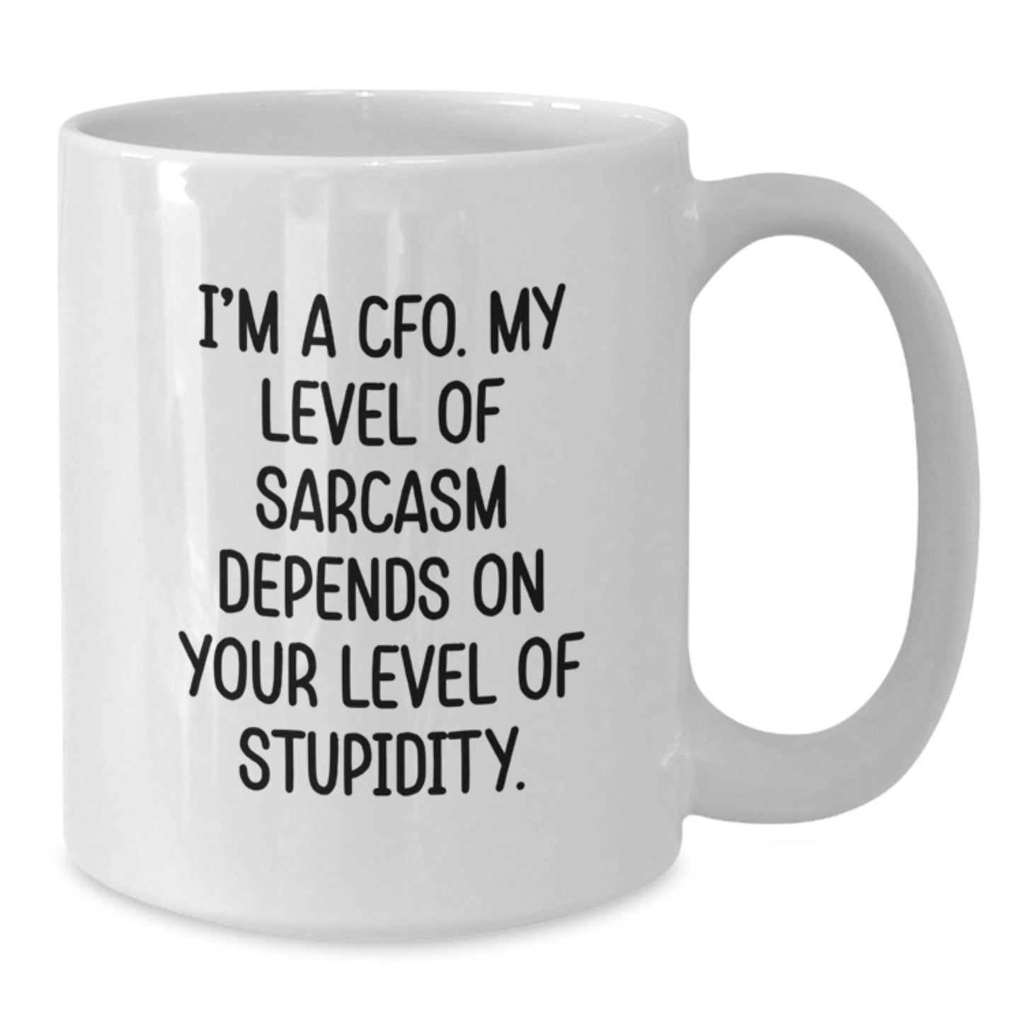Funny CFO Sarcasm Mug, Gifts for CFO, White Coffee Mug, Birthday Unique Gifts from Friends - Additional