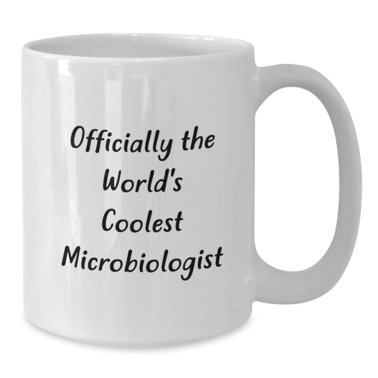 Gifts from Friends, Family, or Coworkers for the Officially World's Coolest Microbiologist White Coffee Mug - Additional