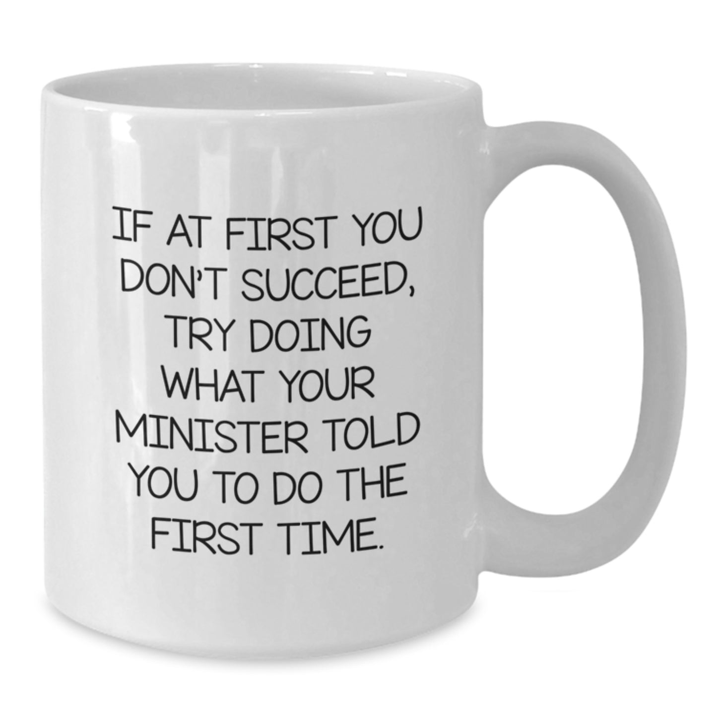 Funny Minister Gifts for Him Christmas Unique White Coffee Mugs - Additional