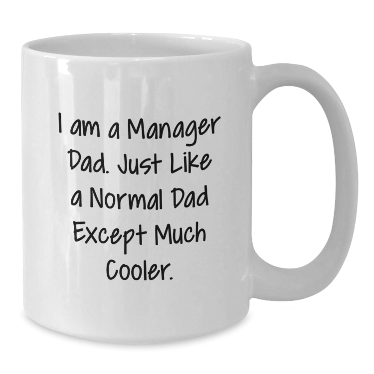 Manager Gifts Christmas Unique Funny White Coffee Mugs for Dad From Men, Gifts for Manager, Men, Dad at Christmas - Additional