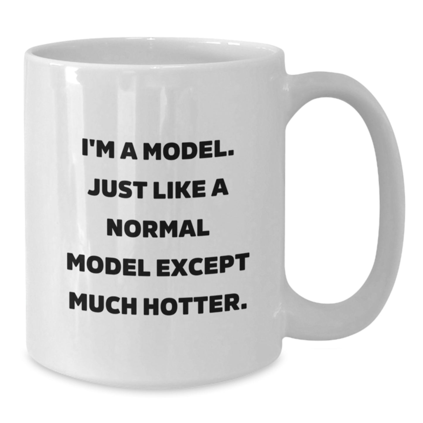 Funny Model Quotes White Coffee Mugs Gifts from Friends for Dad on Father's Day Unique Model Lover Gifts - Additional