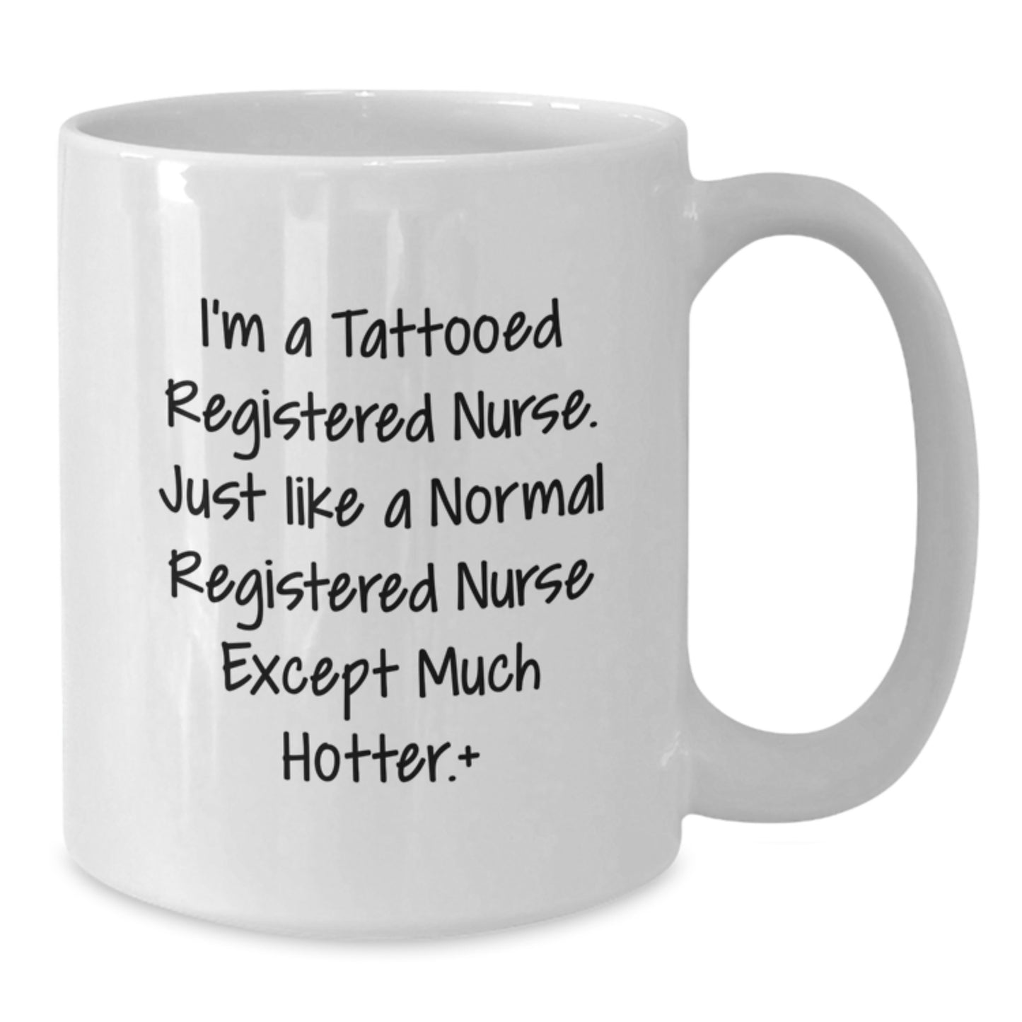 Funny Registered Nurse Gifts for Men - White Coffee Mug for Birthday Unique Gift Ideas from Friends to Coworkers - Additional