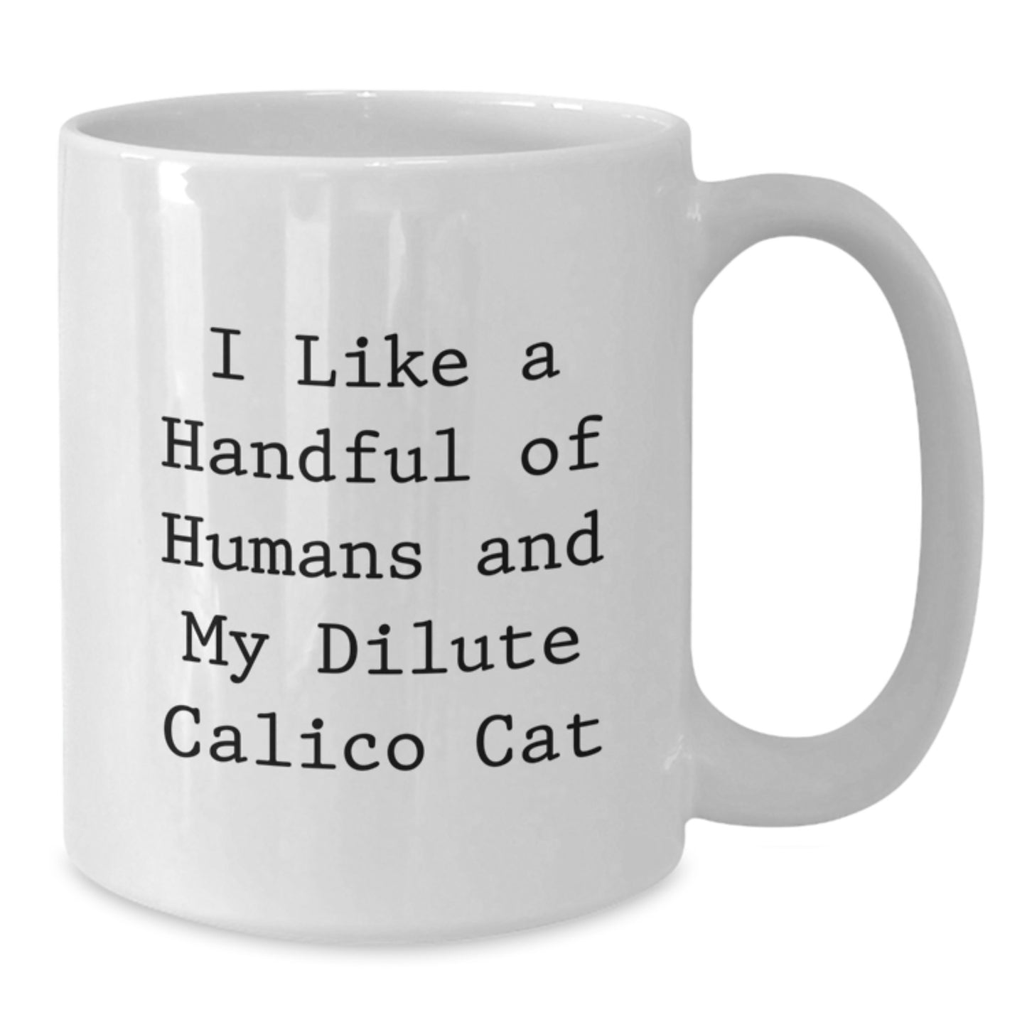 Dilute Calico Cat Lovers Gifts from Men for Valentine's Unique Dilute Calico Cat White Coffee Mug for Her - Additional