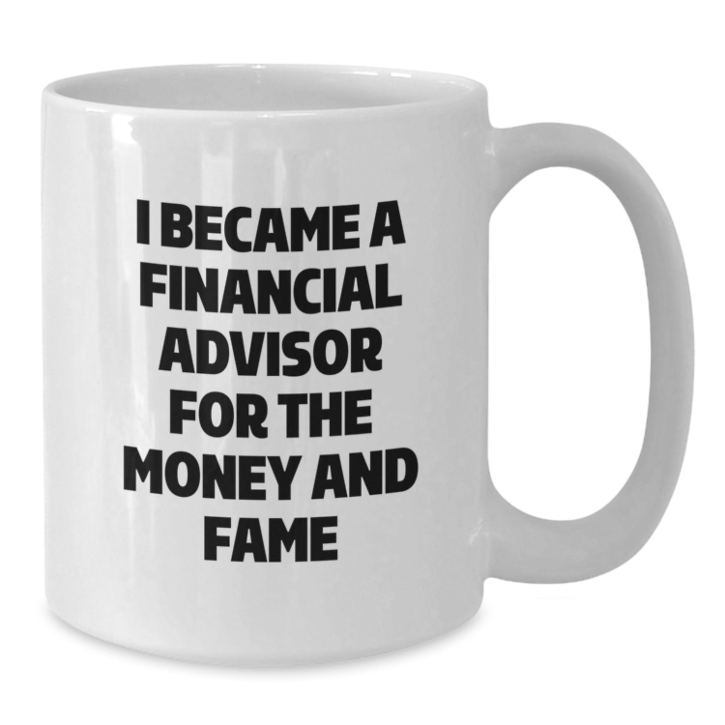 Funny Financial Advisor White Coffee Mug Gifts for Men from Family, Unique Christmas Memorable Present for Financial Advisor Colleagues - Additional