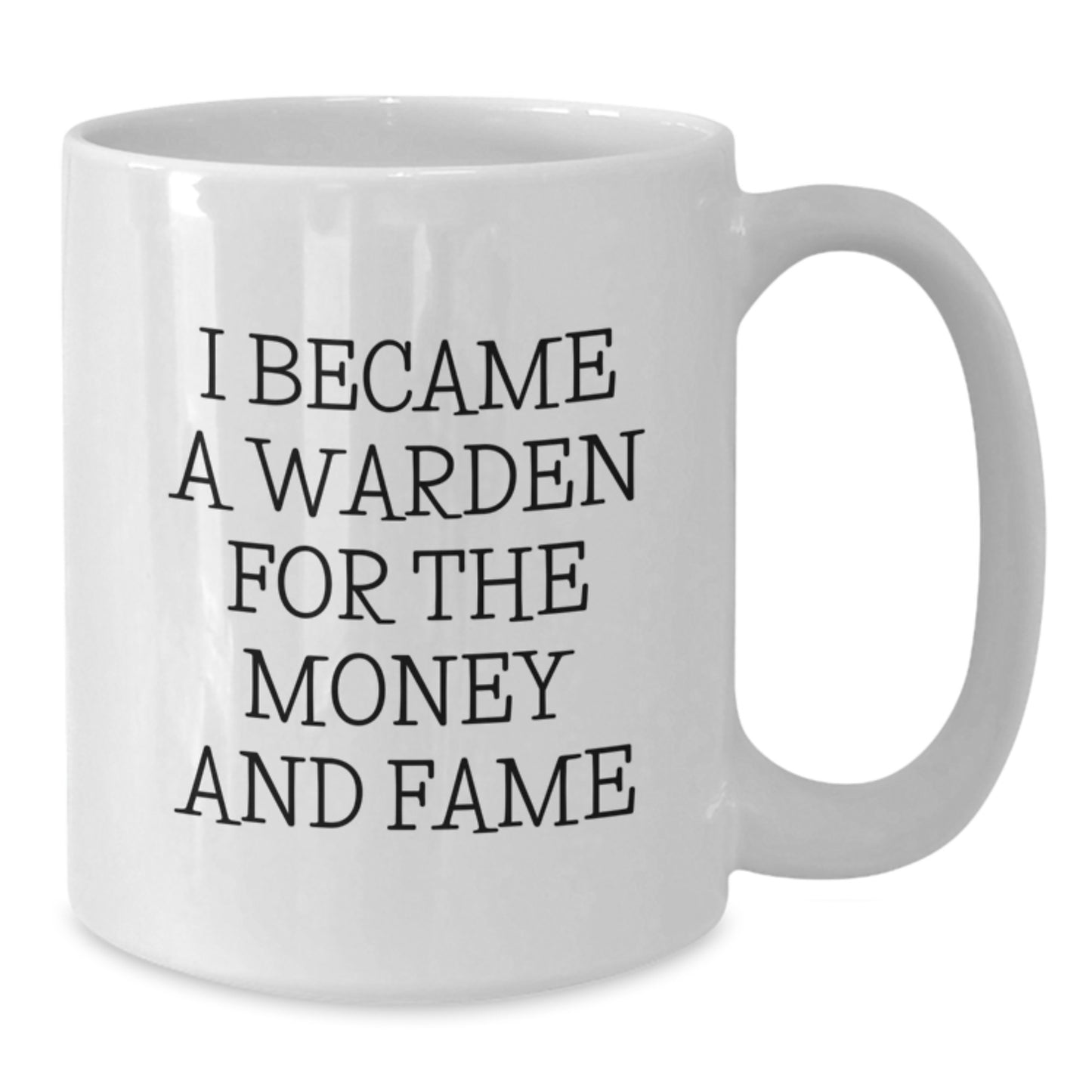 Funny Warden Motivation White Coffee Mug Gifts for Men, Women, Friends, Coworkers, Family from Husband, Wife, Son, Daughter - Additional