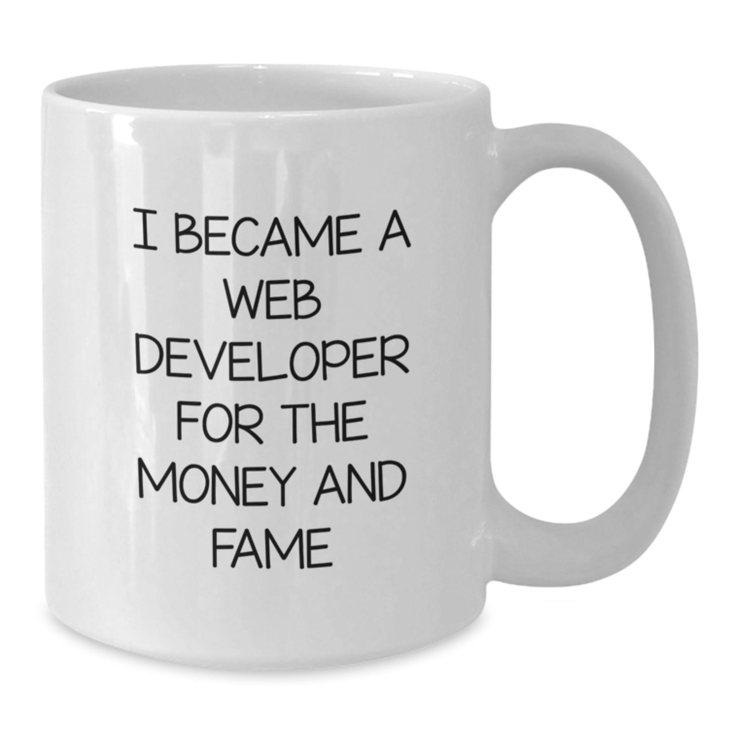 Funny Web Developer White Coffee Mug Gifts from Friends to Web Developer Christmas Unique Presents - Additional