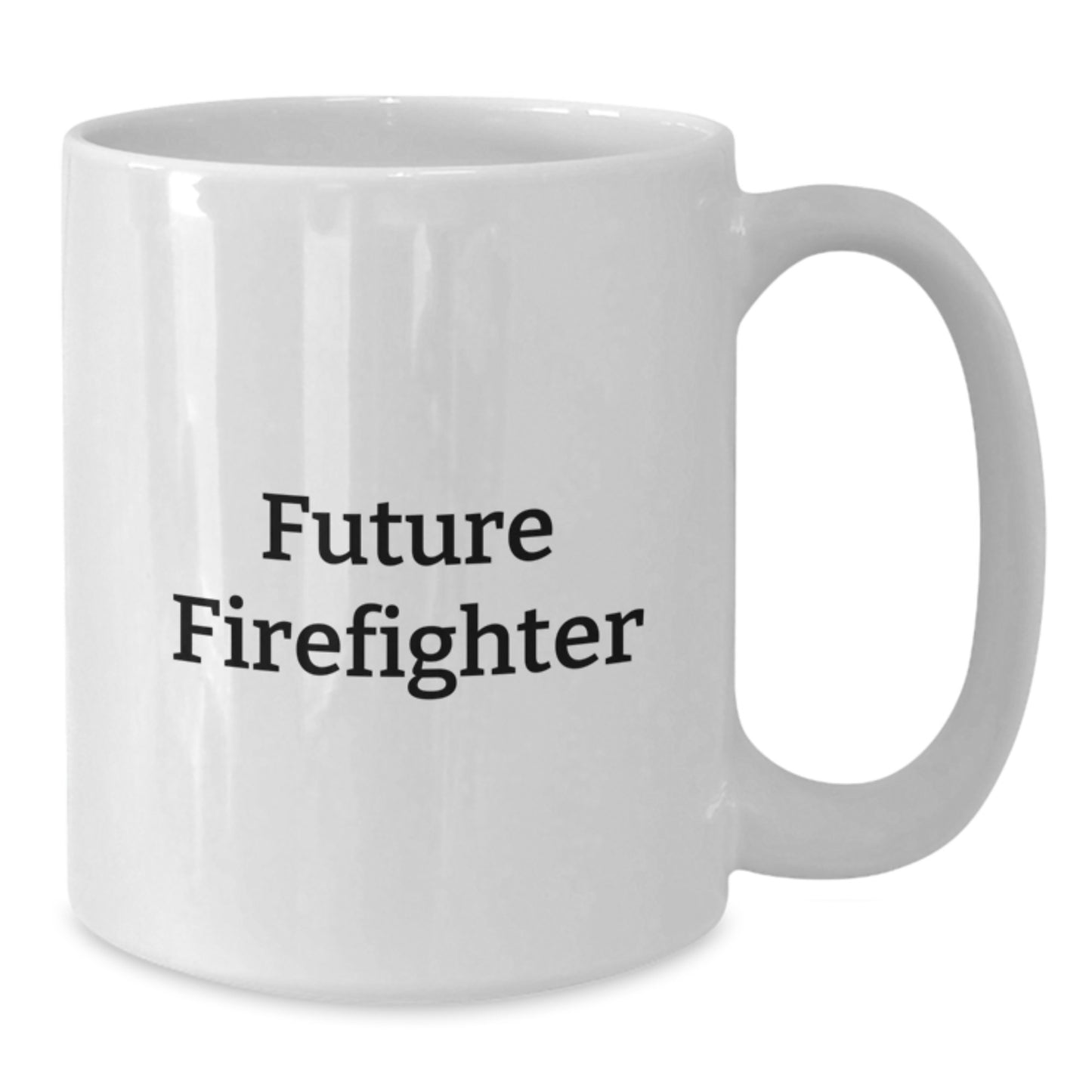 Funny Future Firefighter White Coffee Mug, Gifts from Friends to Firefighter Men, Christmas Unique Gifts for Firefighter, Inspirational White Coffee Mug - Additional