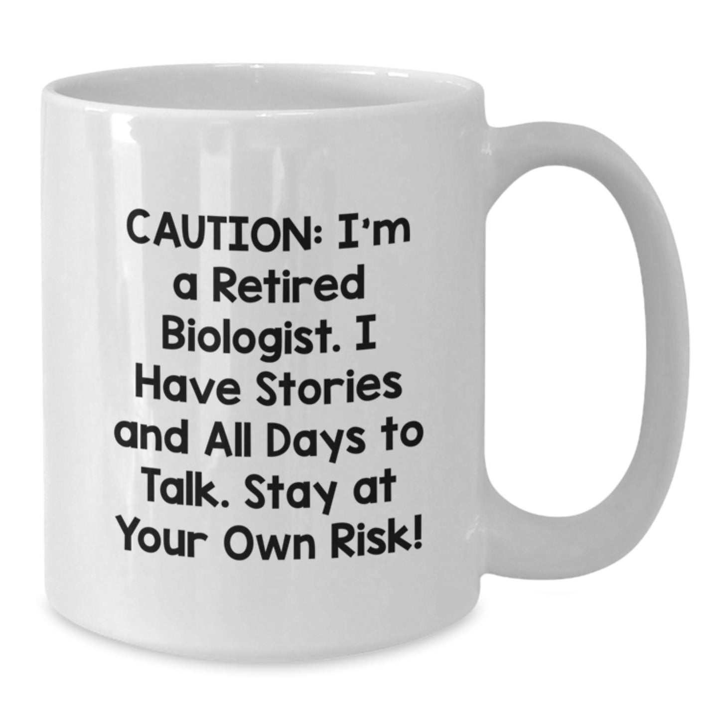 Funny Biologist Gifts for Him - Birthday Unique White Coffee Mugs - Gifts from Friends to Fellow Biologist Scientists - Additional